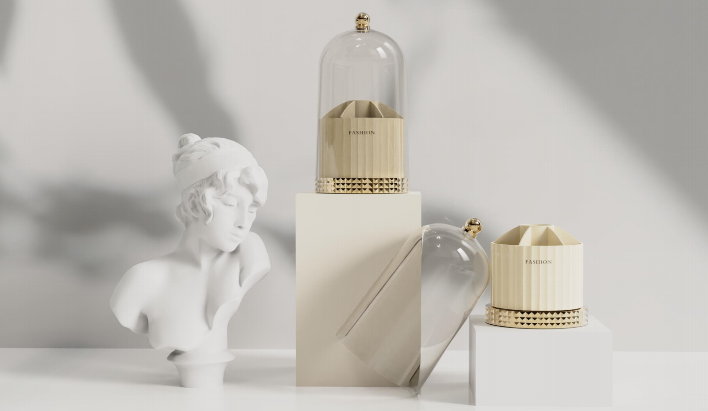 Ins，cream，dressing case，senior，Simplicity，Home Furnishing，Receive，