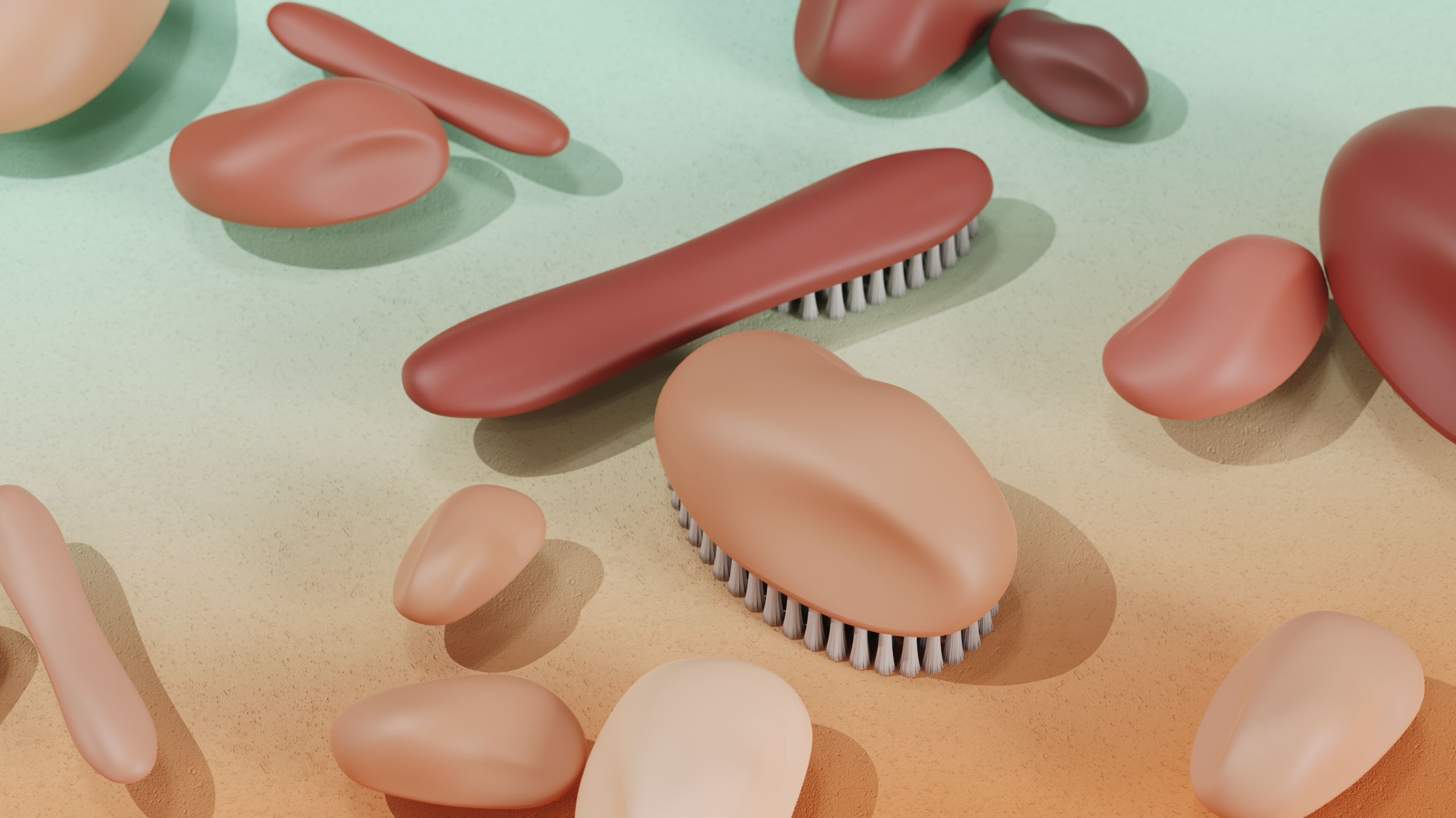 brush，Laundry brush，brush，product design，Modeling design，Creative design，CMF design，Cleaning brush，