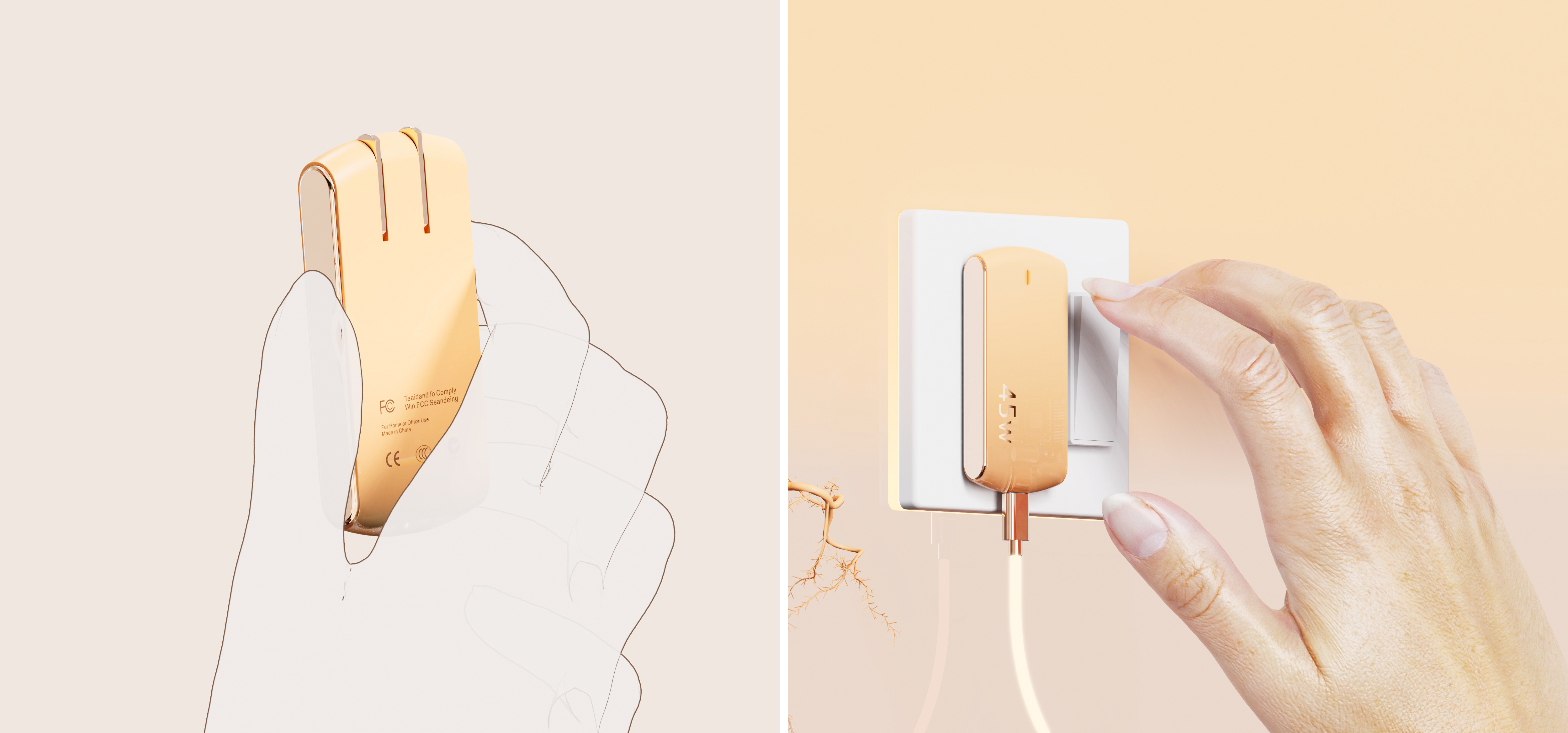 Digital fast charge，3C Electronics，Daily necessities，Light luxury texture，