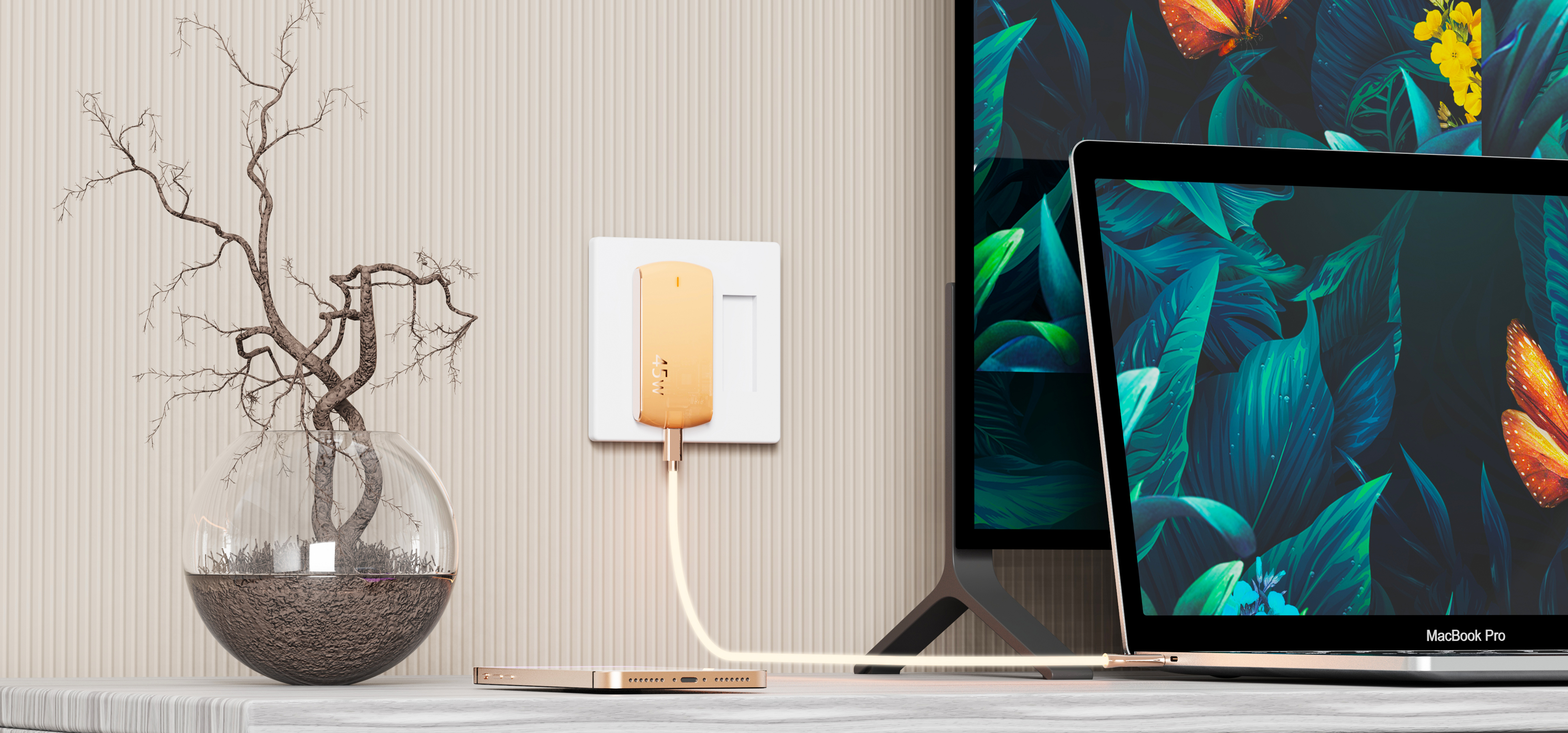 Digital fast charge，3C Electronics，Daily necessities，Light luxury texture，