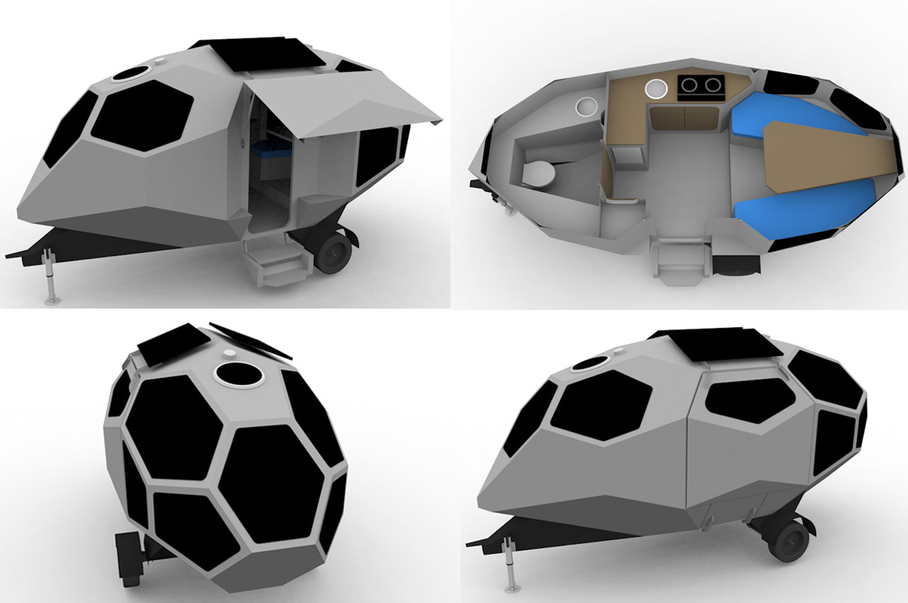 Pod，Multi-function travel trailer，originality，vehicle，