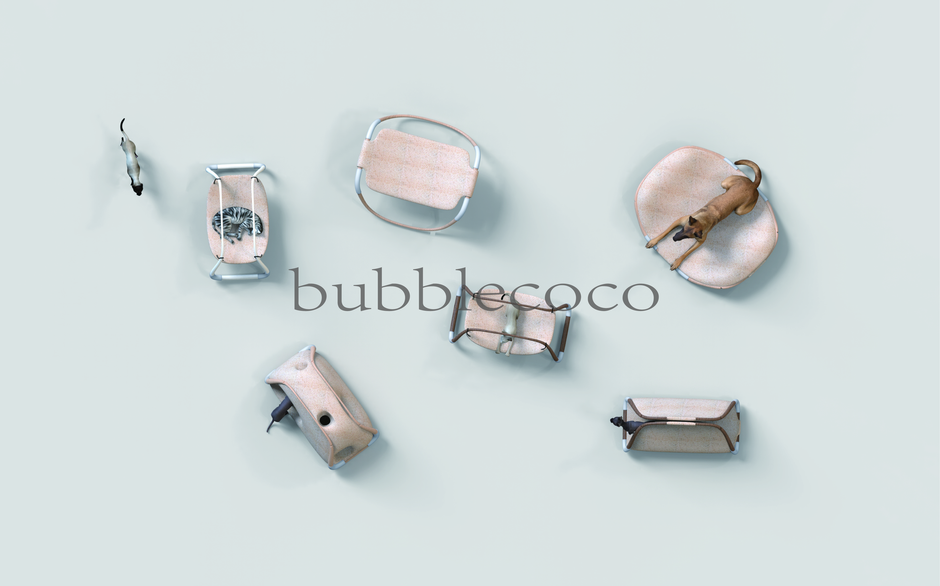 Polymorphic loofah pet nest，