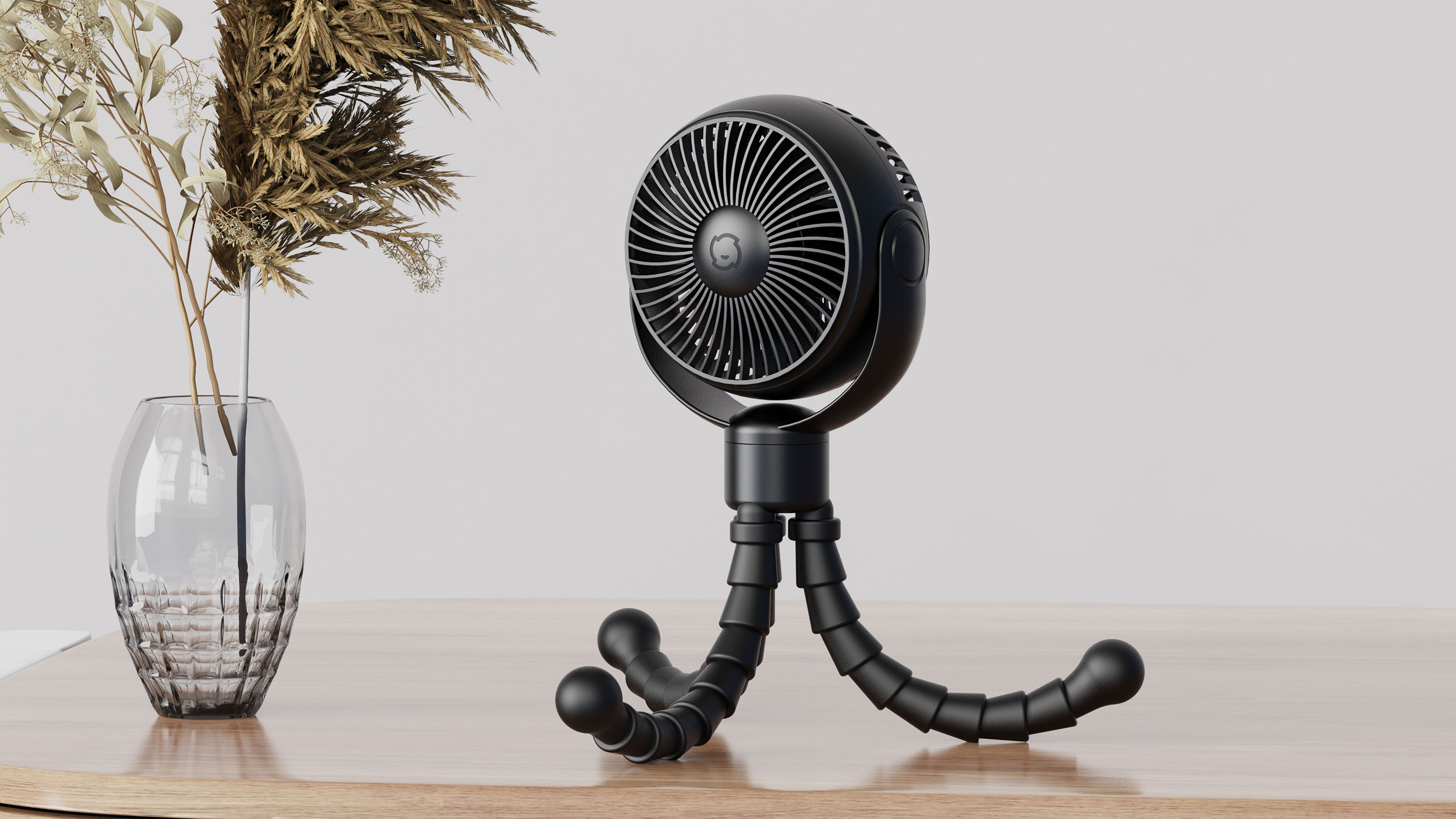 Fan, cartoon, mini，