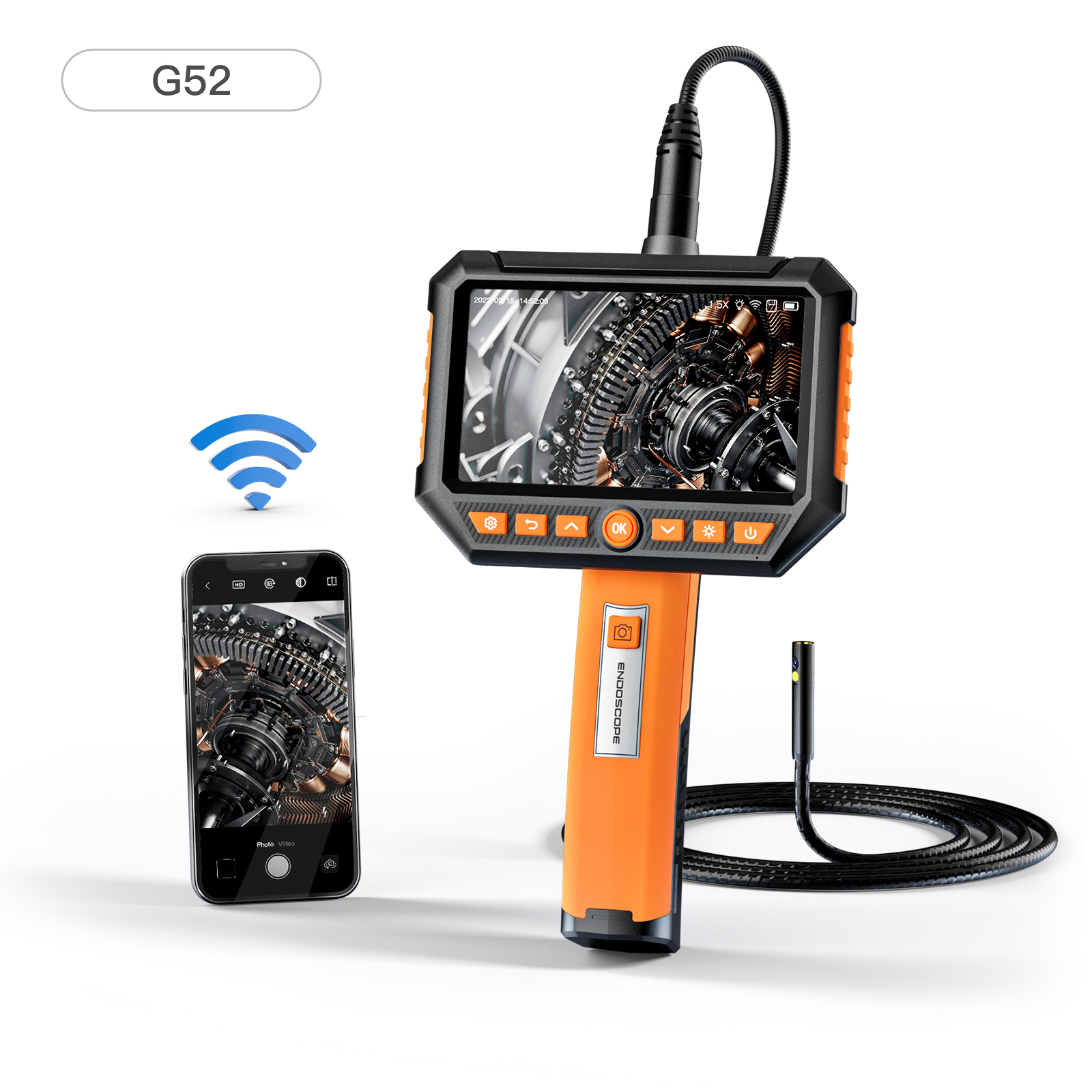 Industrial endoscope，Aircraft carriers in the field of endoscopes，Aircraft Carrier/Industrial Design Style in Endoscope Field，Industry Benchmarking，automobile，repair，science and technology，Industrial wind，