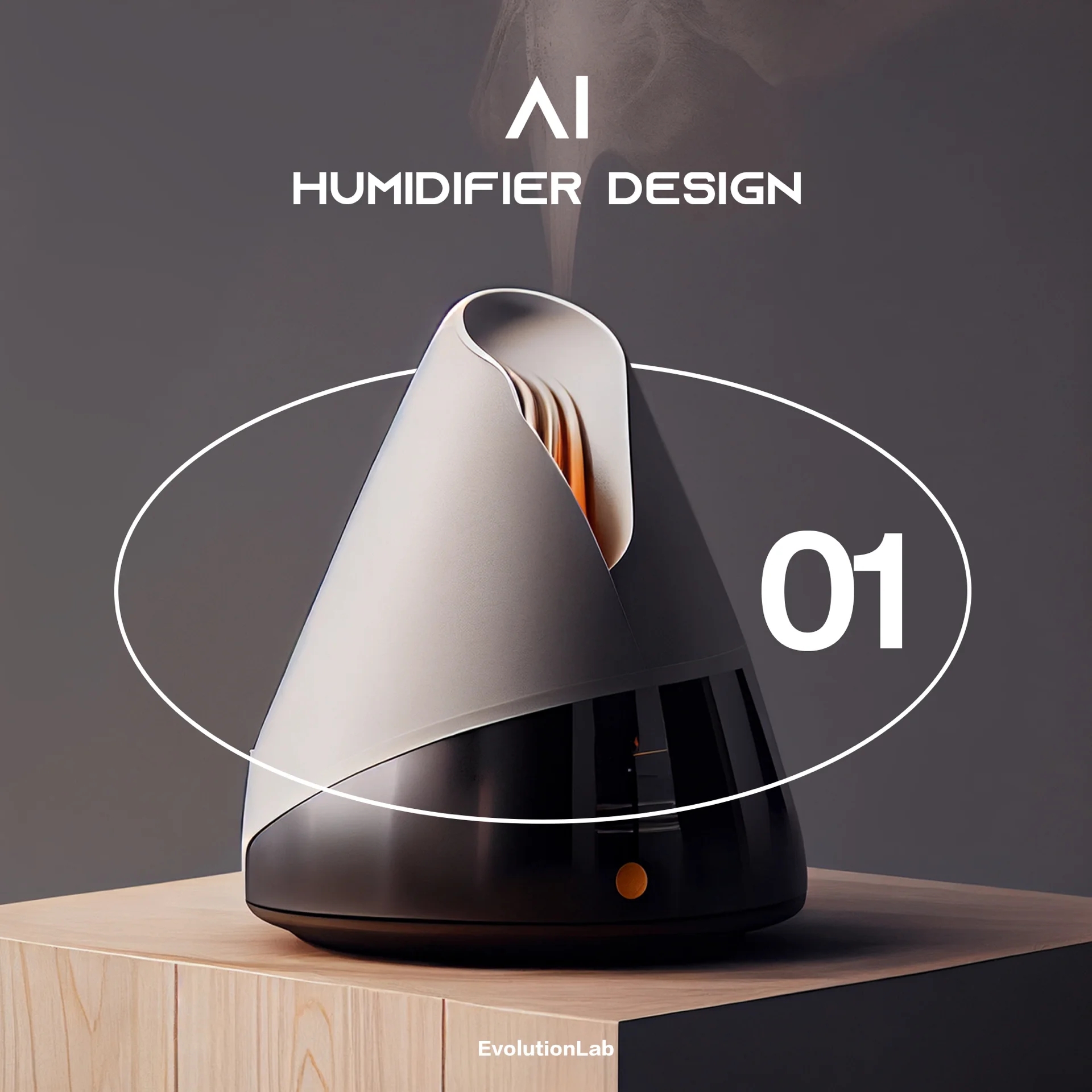 Humidifier，Decoration design，ai，AI design，product design，industrial design，Evolution laboratory，