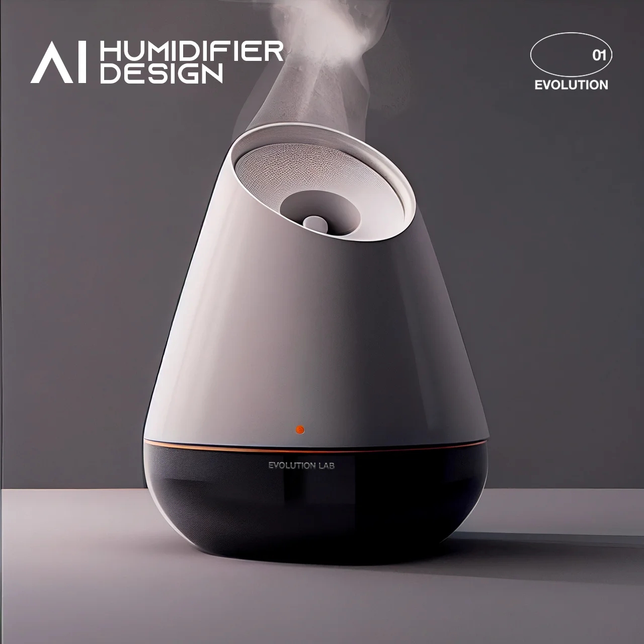 Humidifier，Decoration design，ai，AI design，product design，industrial design，Evolution laboratory，