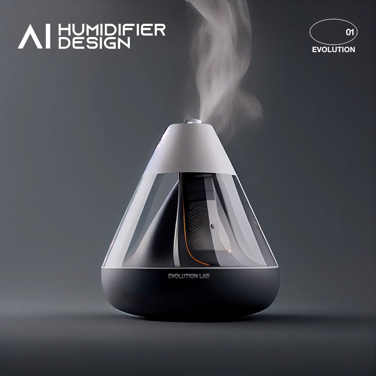 Humidifier，Decoration design，ai，AI design，product design，industrial design，Evolution laboratory，