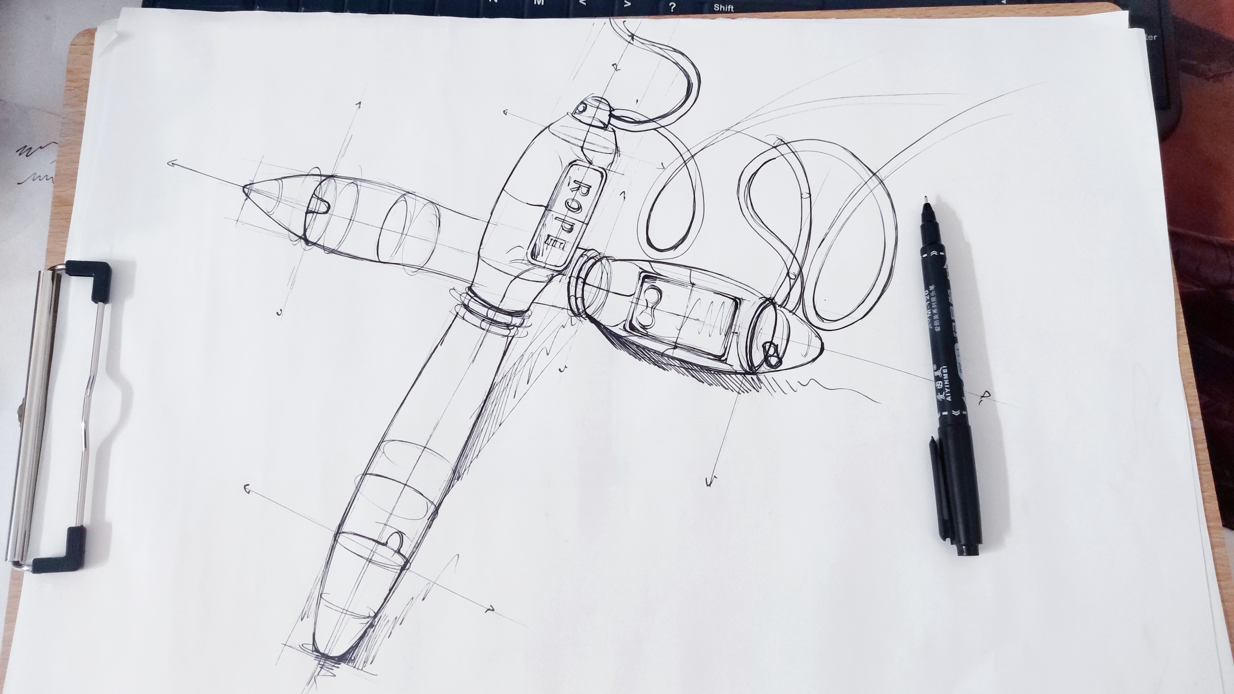 Hand drawn，Design，Household appliances，electronic product，