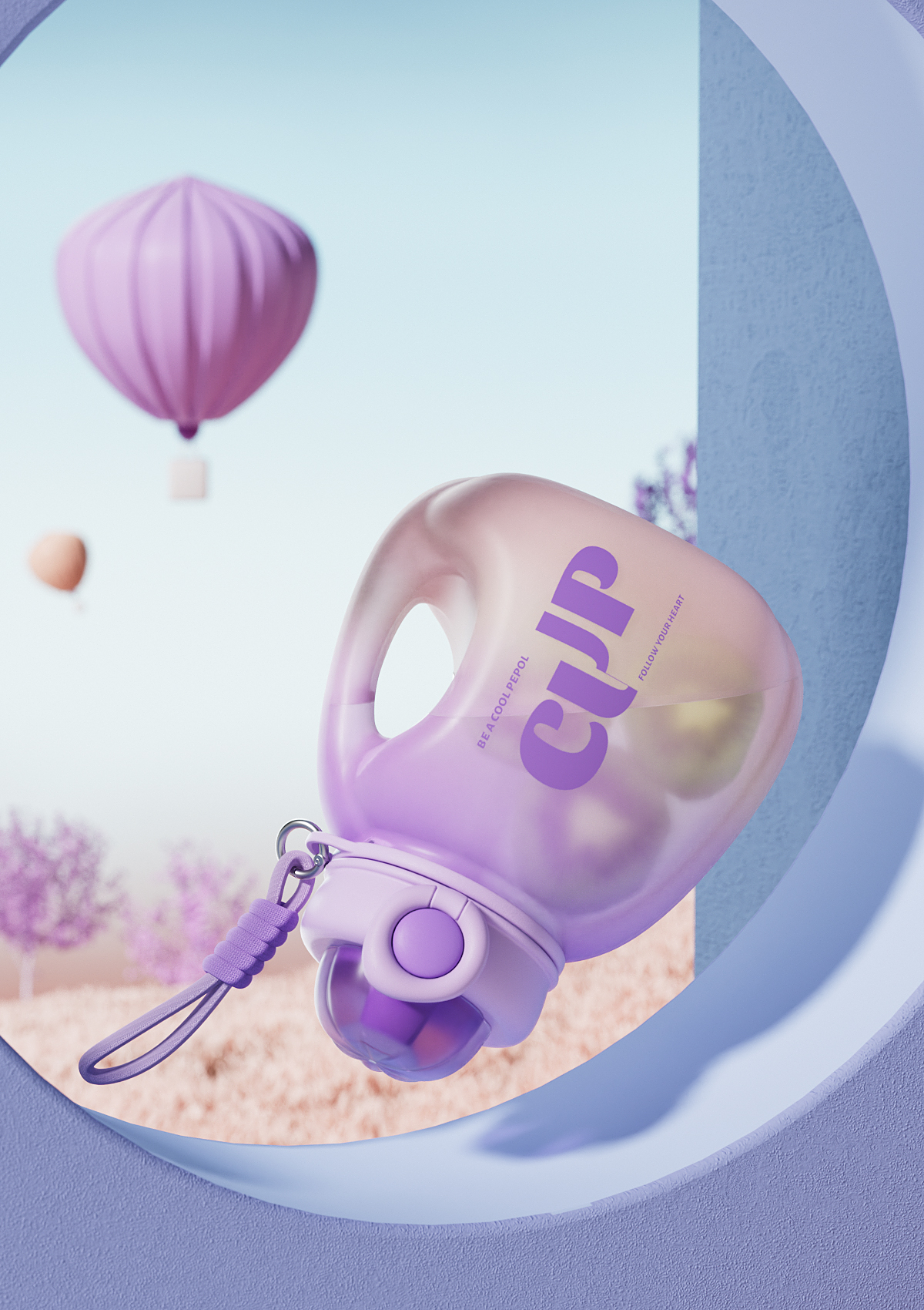 Plastic Pumpkin Water Cup，