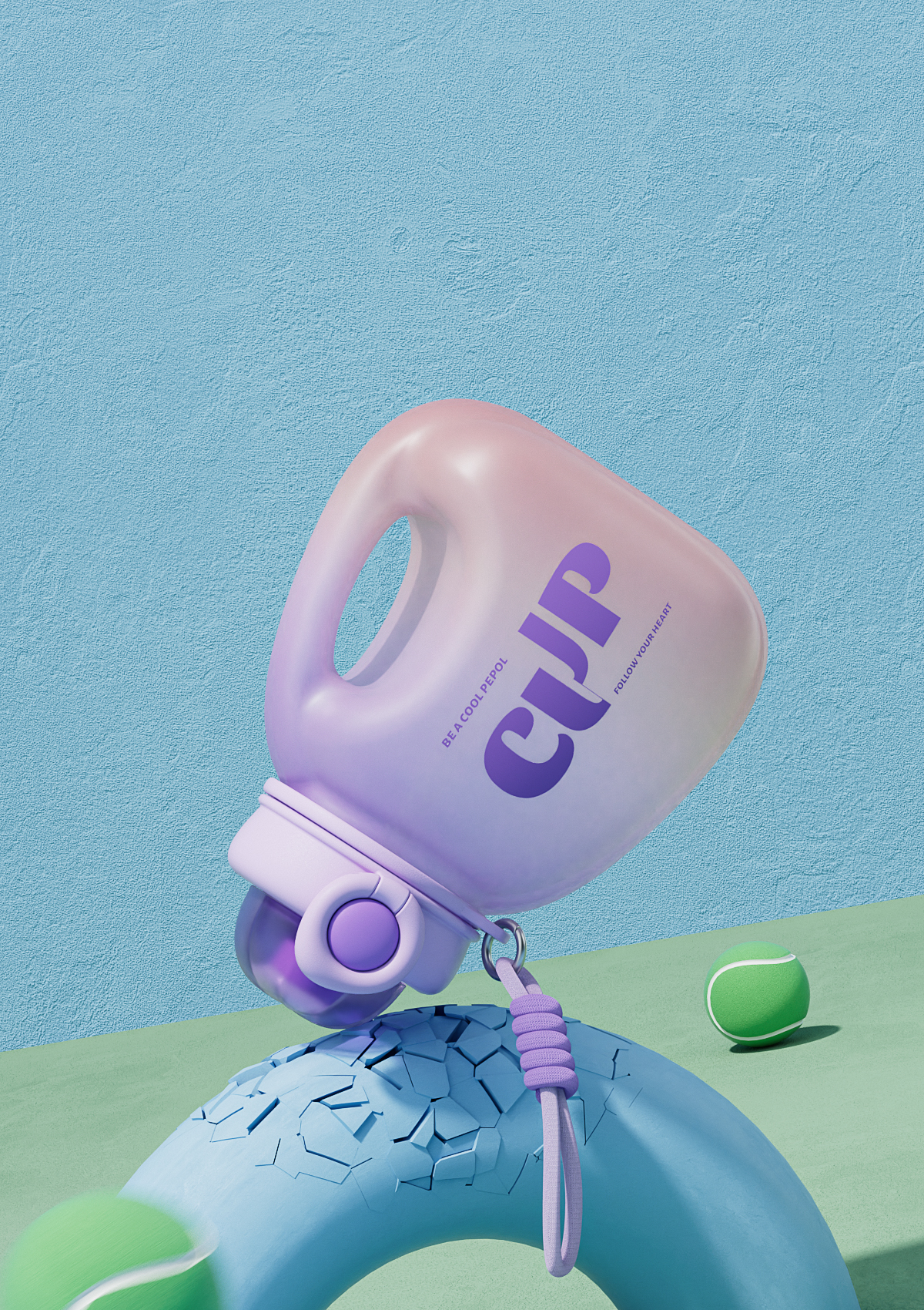 Plastic Pumpkin Water Cup，