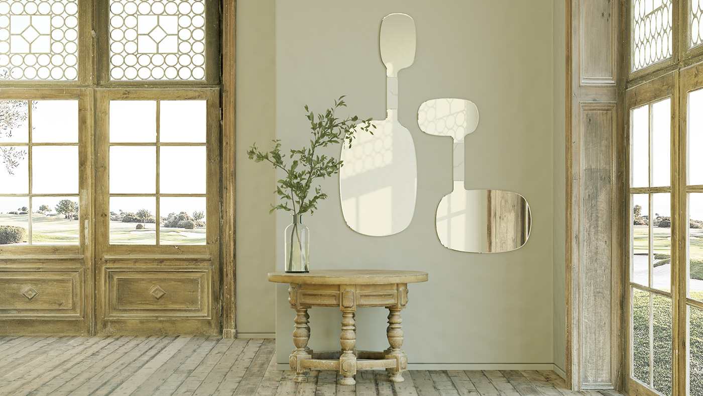 mirror，product design，furniture design ，Furniture home，