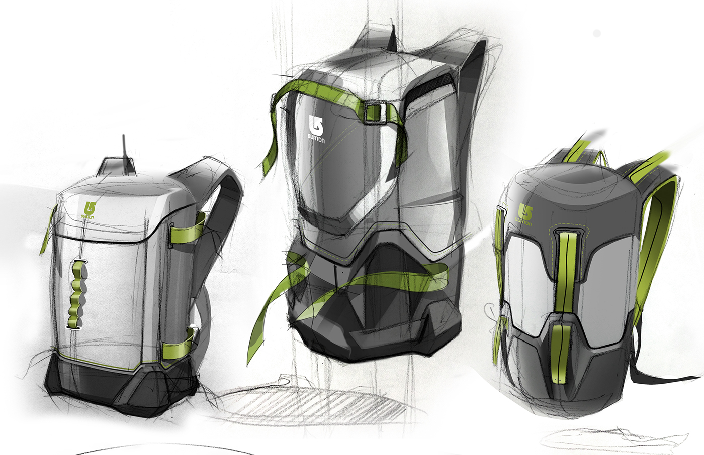 Hand drawn，ps，marker pen，