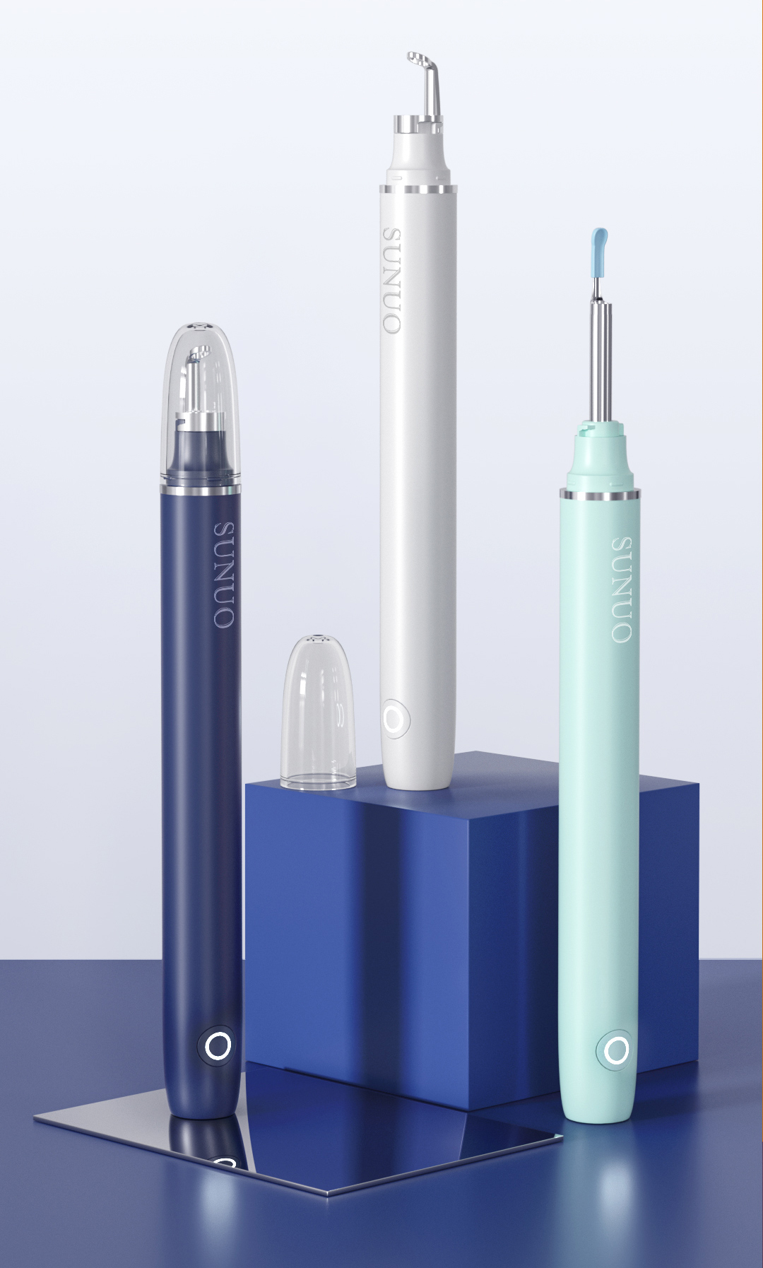 acne cleaning tool，Visual ear scoop，Minimalist，Light luxury，Multifunctional ear scoop and acne cleaning kit，Endoscope，