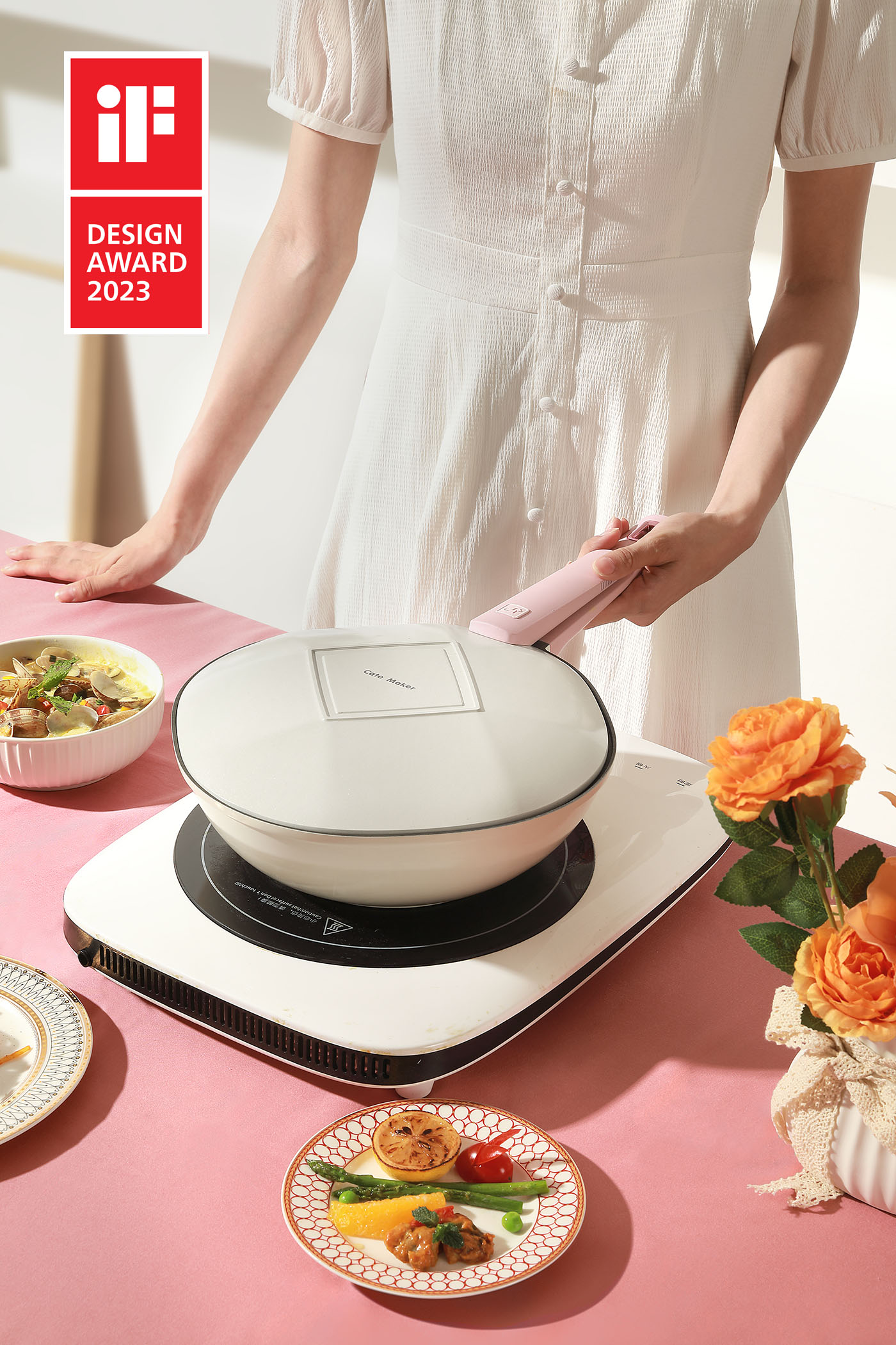 product design，industrial design，Appearance design，Cooker design，Kitchen good，Morgan Design，2023IF Award-winning works，