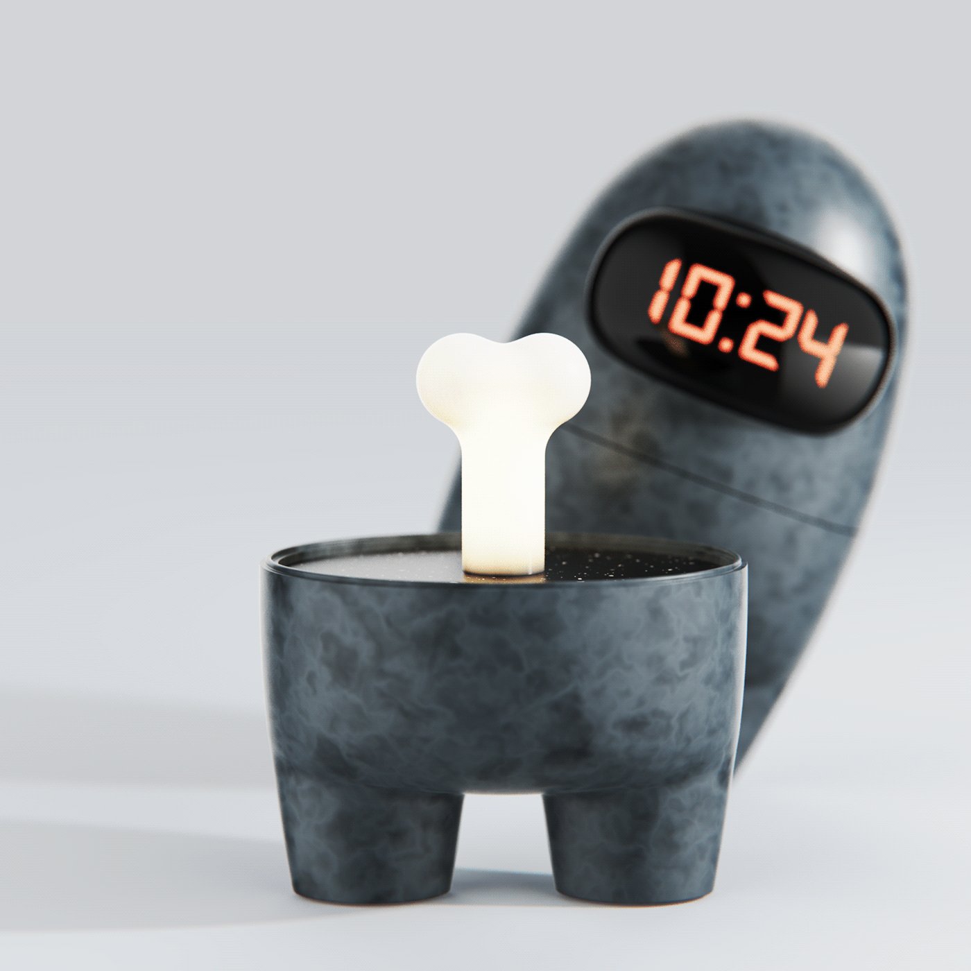 Clock，lamp，product design，office，Clock design，