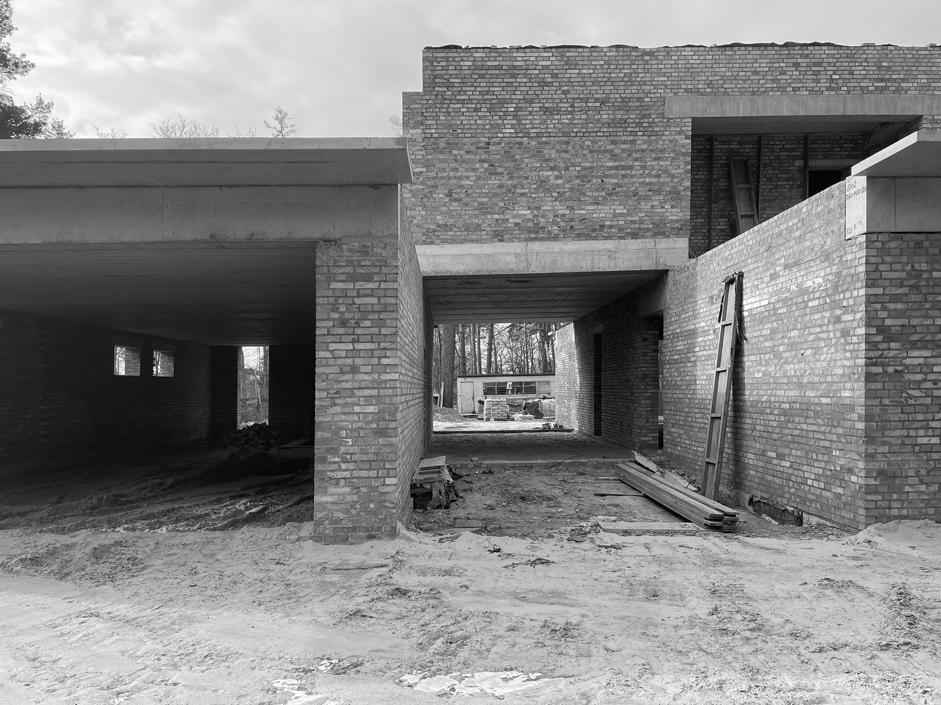 building design，Architectural design，courtyard，