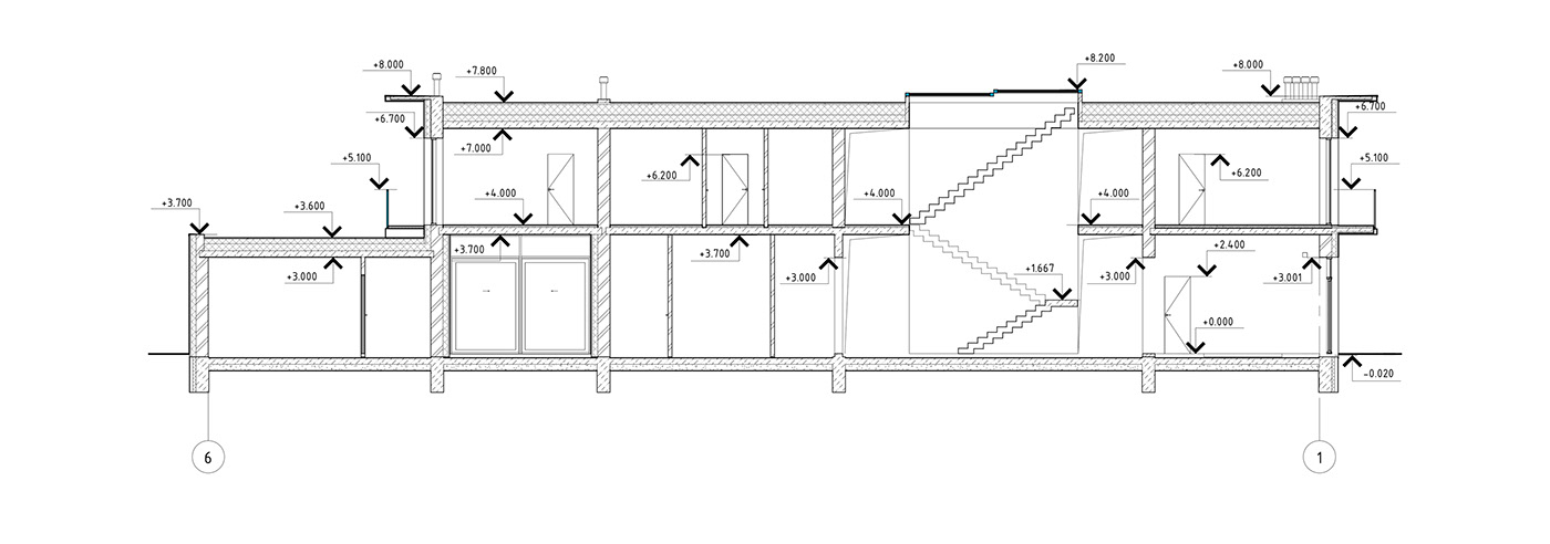 building design，Architectural design，courtyard，