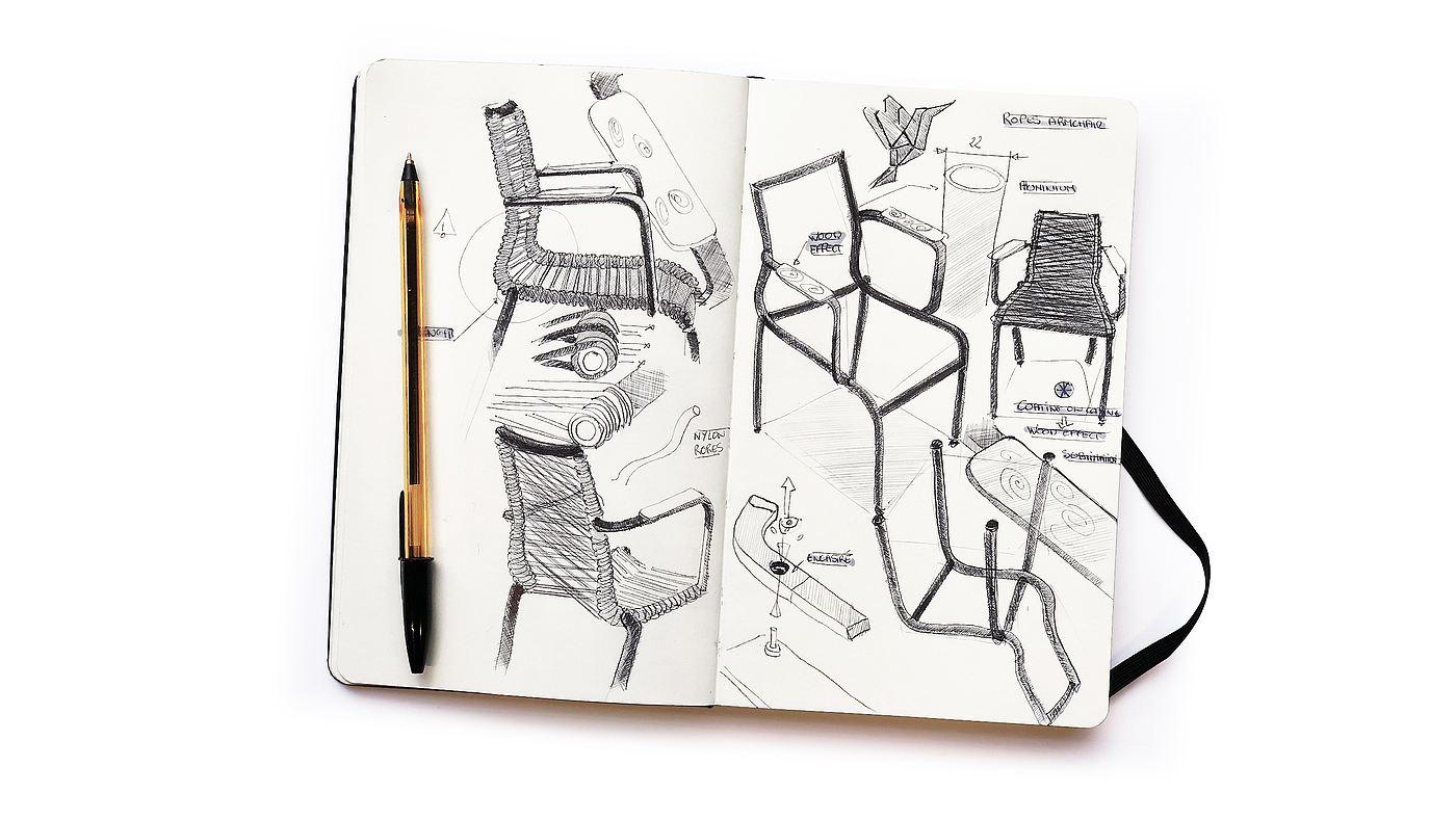 outdoors，chair，Nylon rope，furniture，