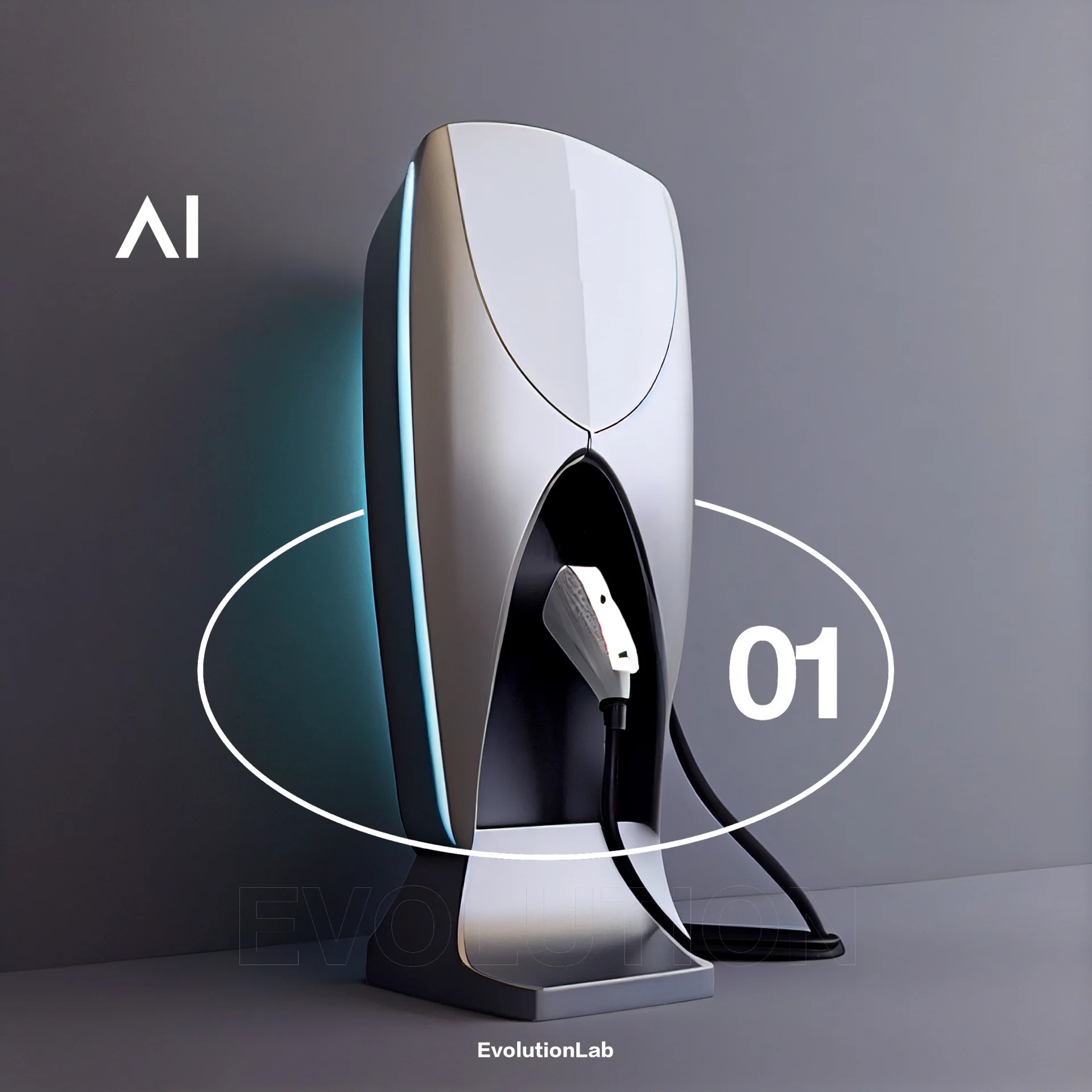 ai，AI design，industrial design，Automobile design，Automobile charging pile，Charging pile，charge，Evolution laboratory，