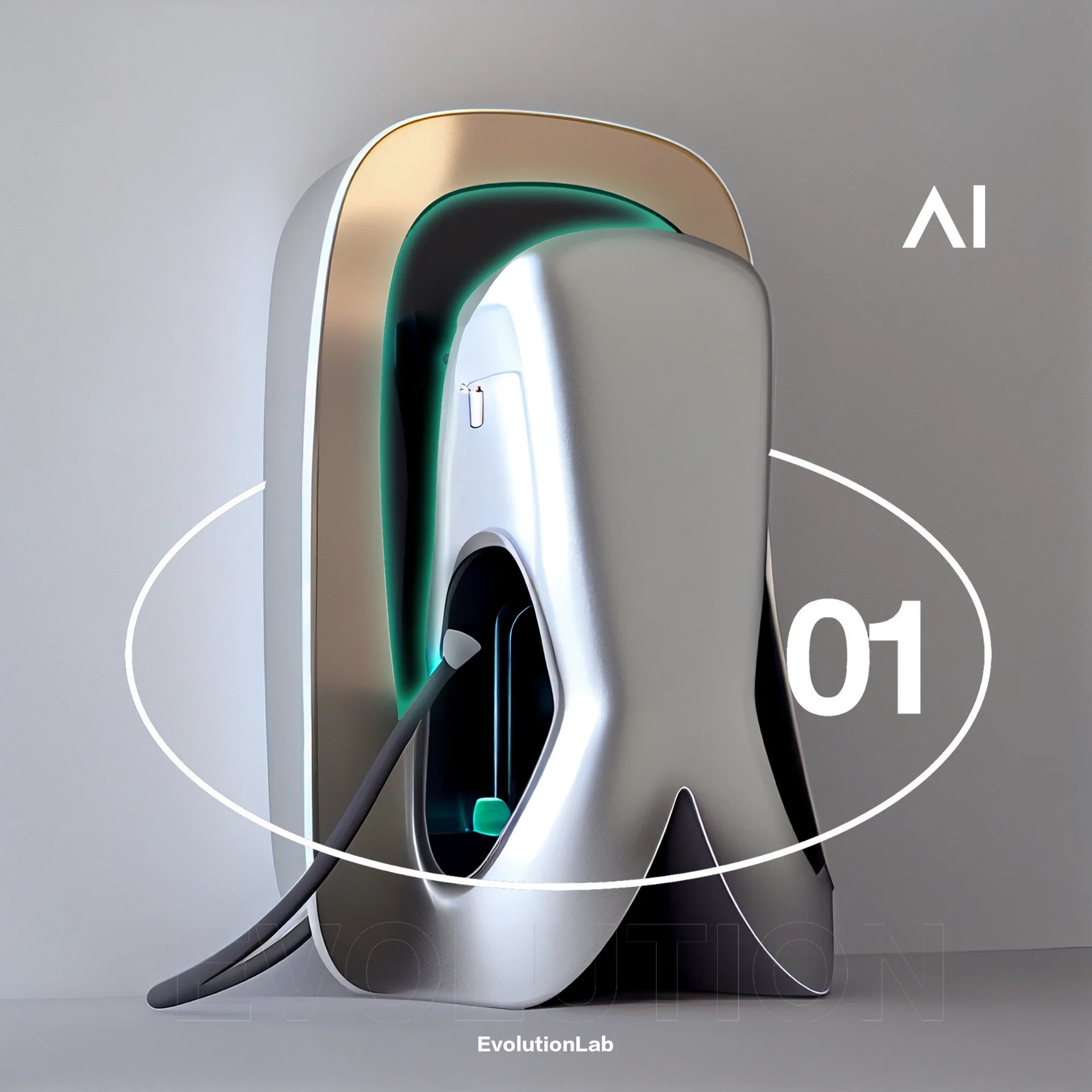 ai，AI design，industrial design，Automobile design，Automobile charging pile，Charging pile，charge，Evolution laboratory，
