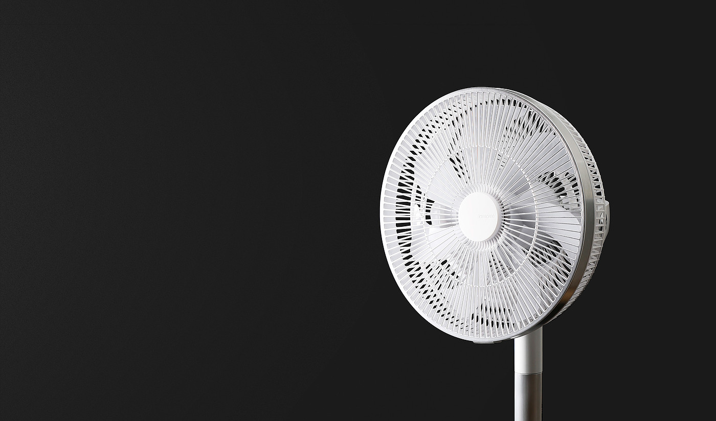 electric fan，vertical，camomefan，household electrical appliances，Simplicity，