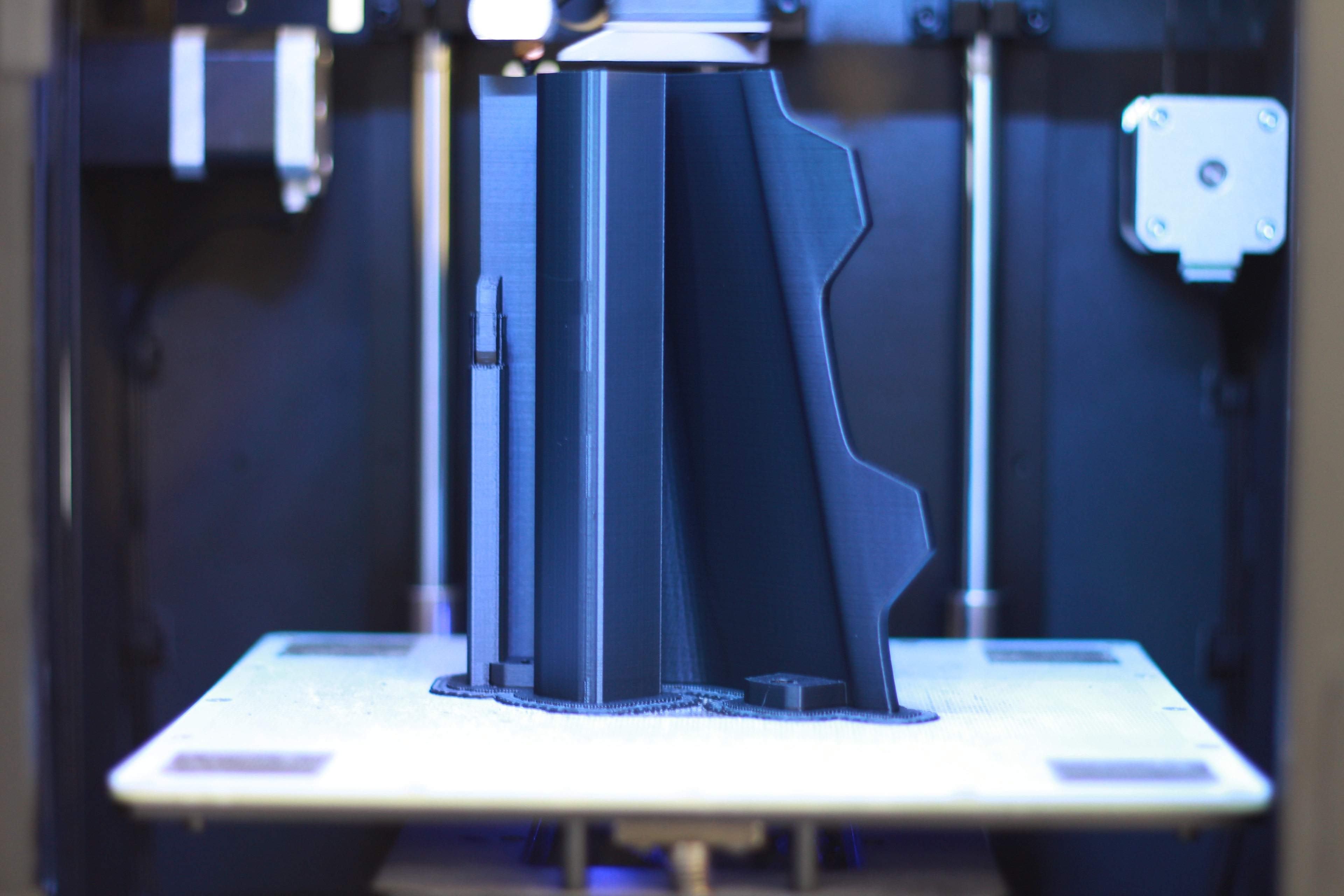 motorcycle，3D printing，Zortrax，assemble，