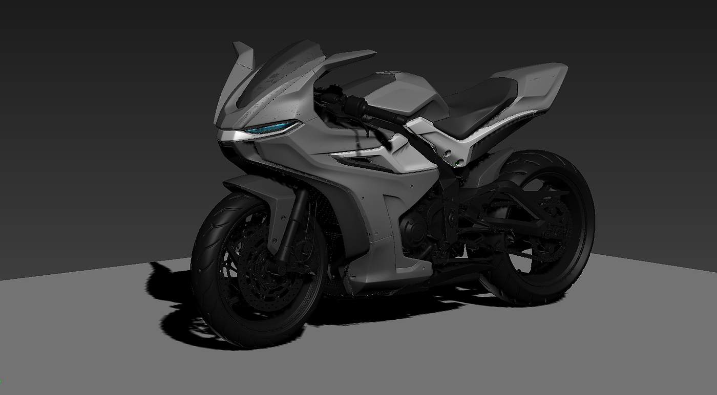 motorcycle，3D printing，Zortrax，assemble，