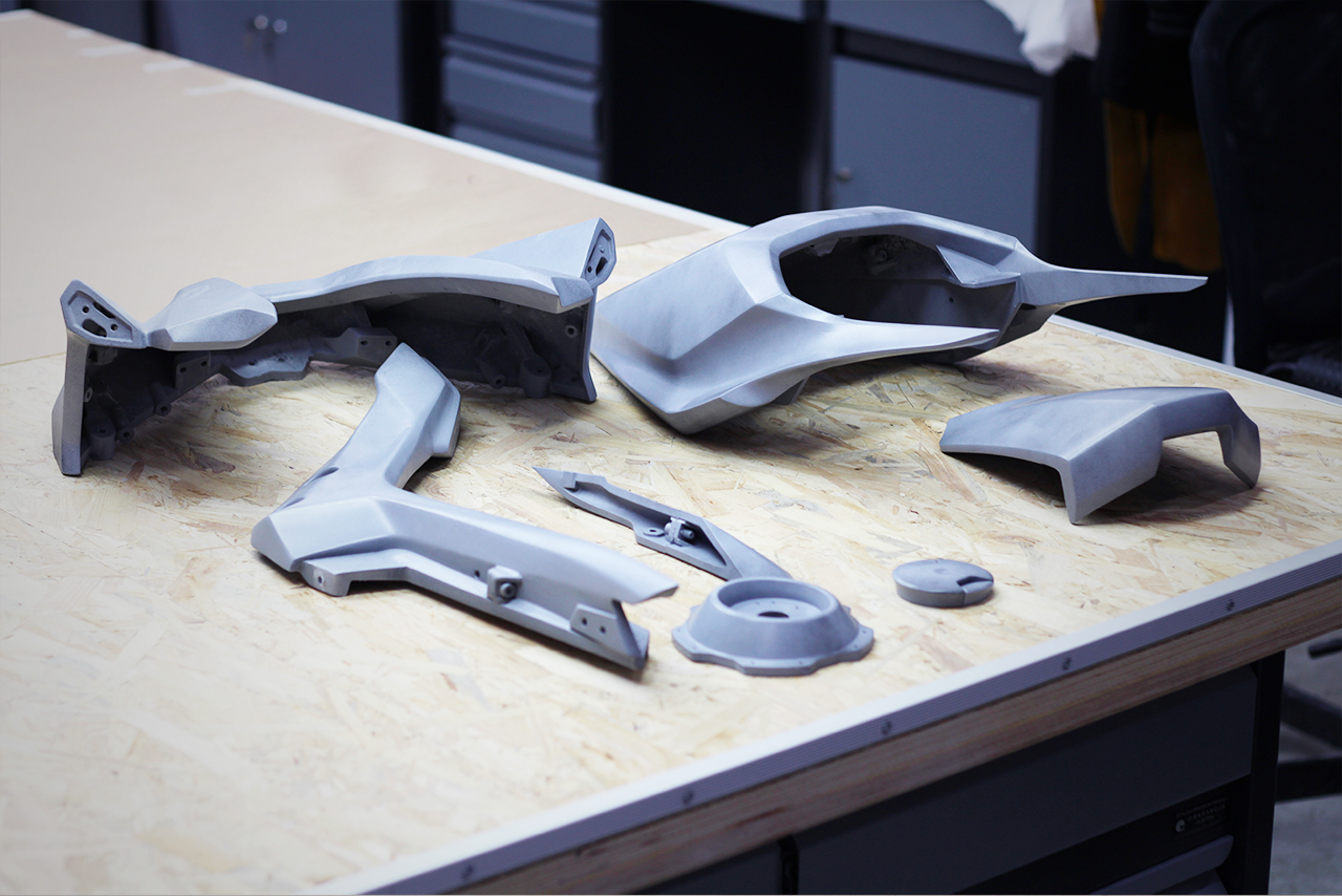 motorcycle，3D printing，Zortrax，assemble，