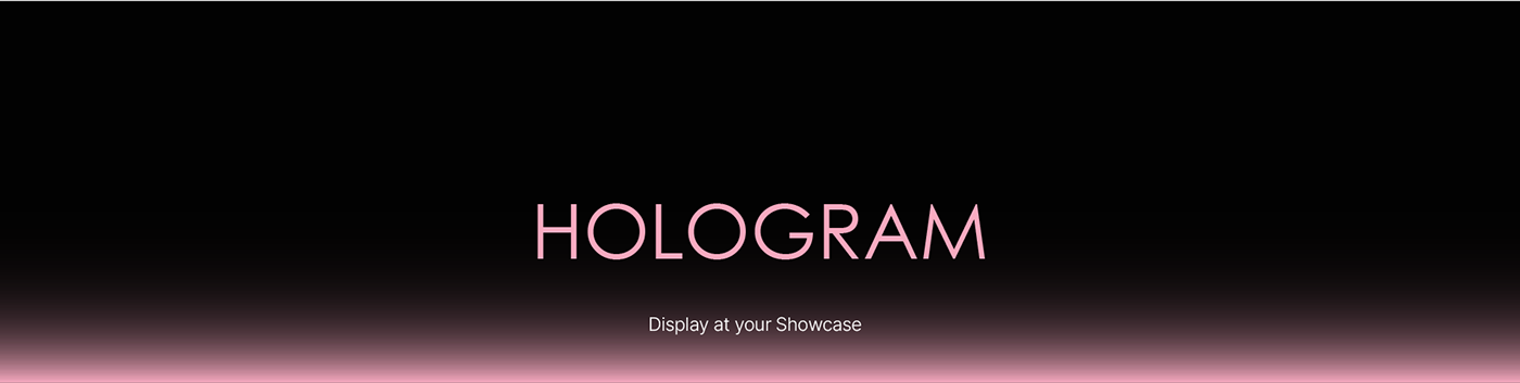 Hologram，conceptual design，Display cabinet，