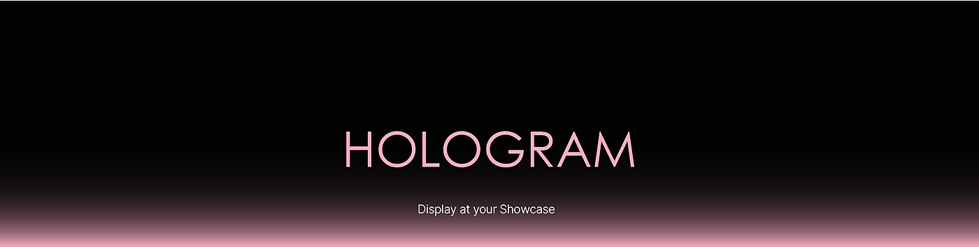 Hologram，conceptual design，Display cabinet，