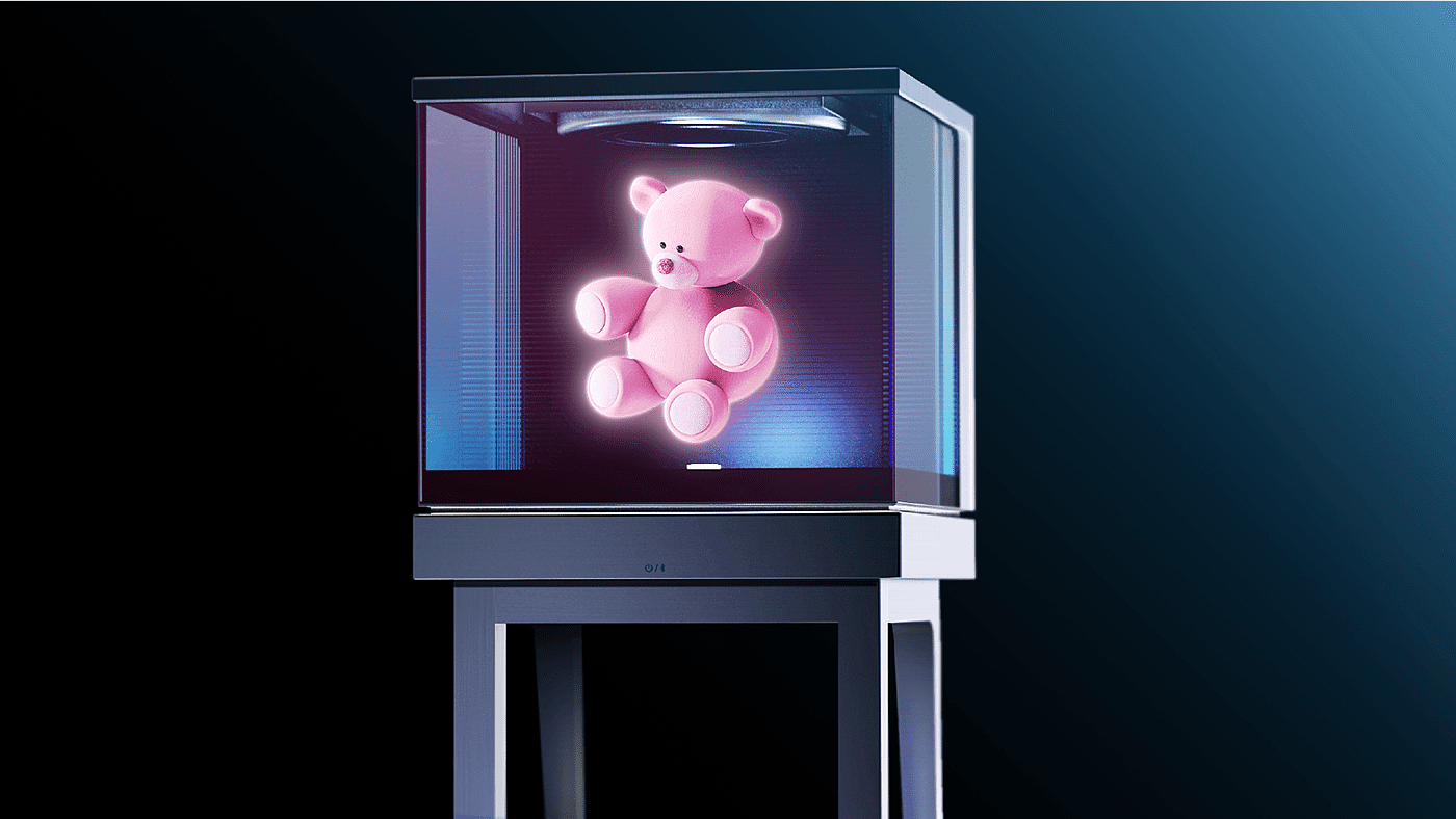 Hologram，conceptual design，Display cabinet，