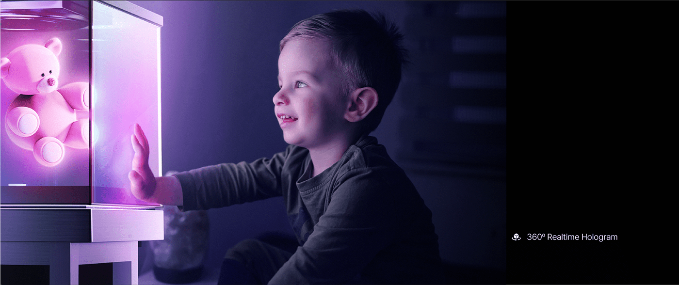 Hologram，conceptual design，Display cabinet，