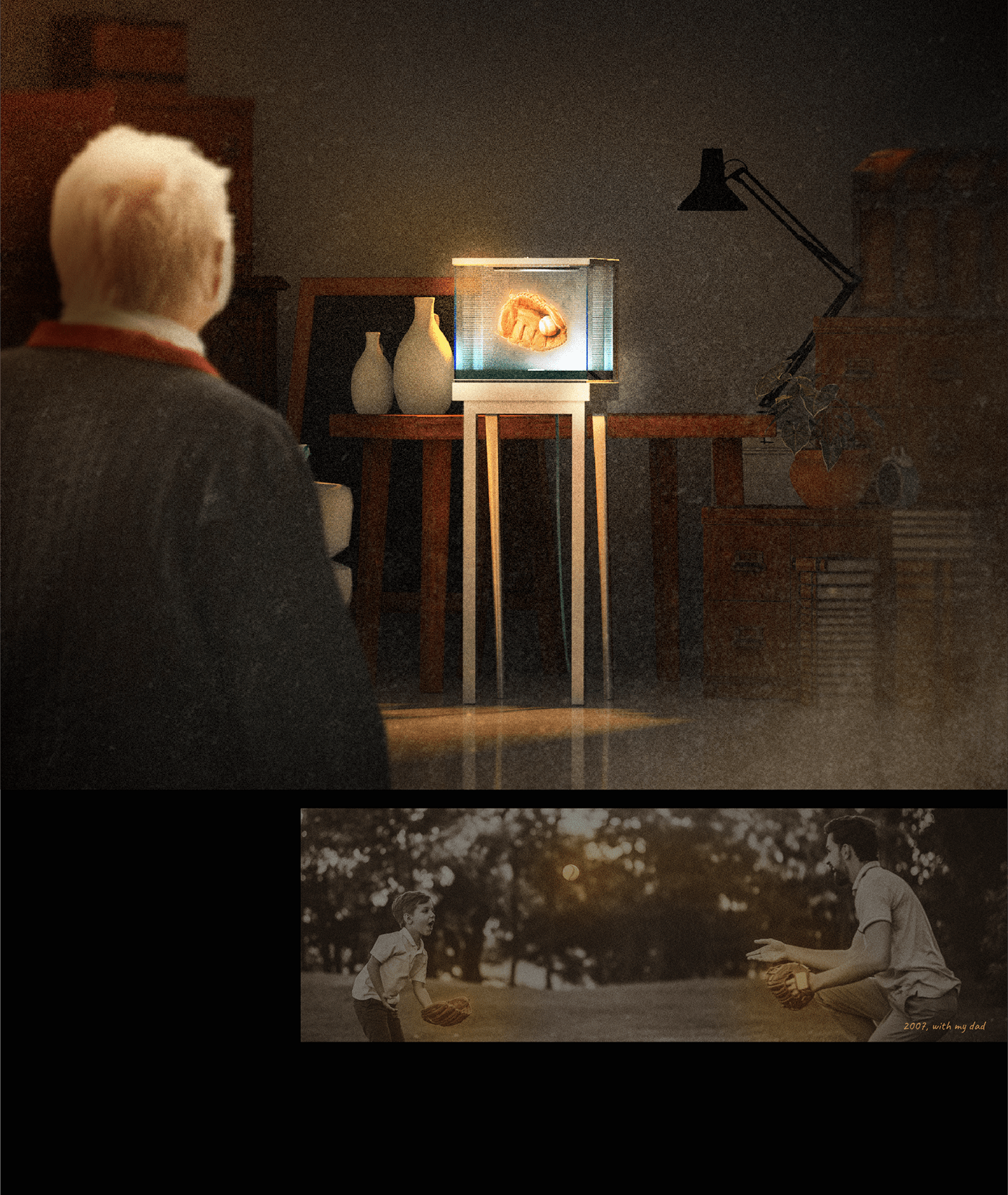 Hologram，conceptual design，Display cabinet，