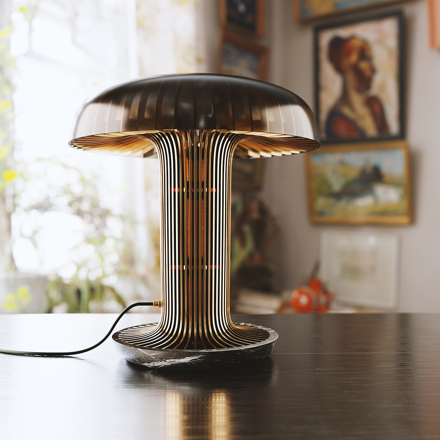 decorative art，Glass，lamp，