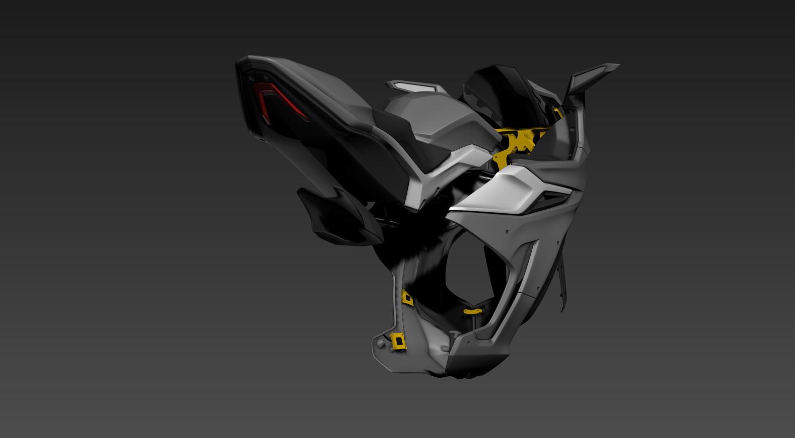 motorcycle，3D printing，Zortrax，assemble，