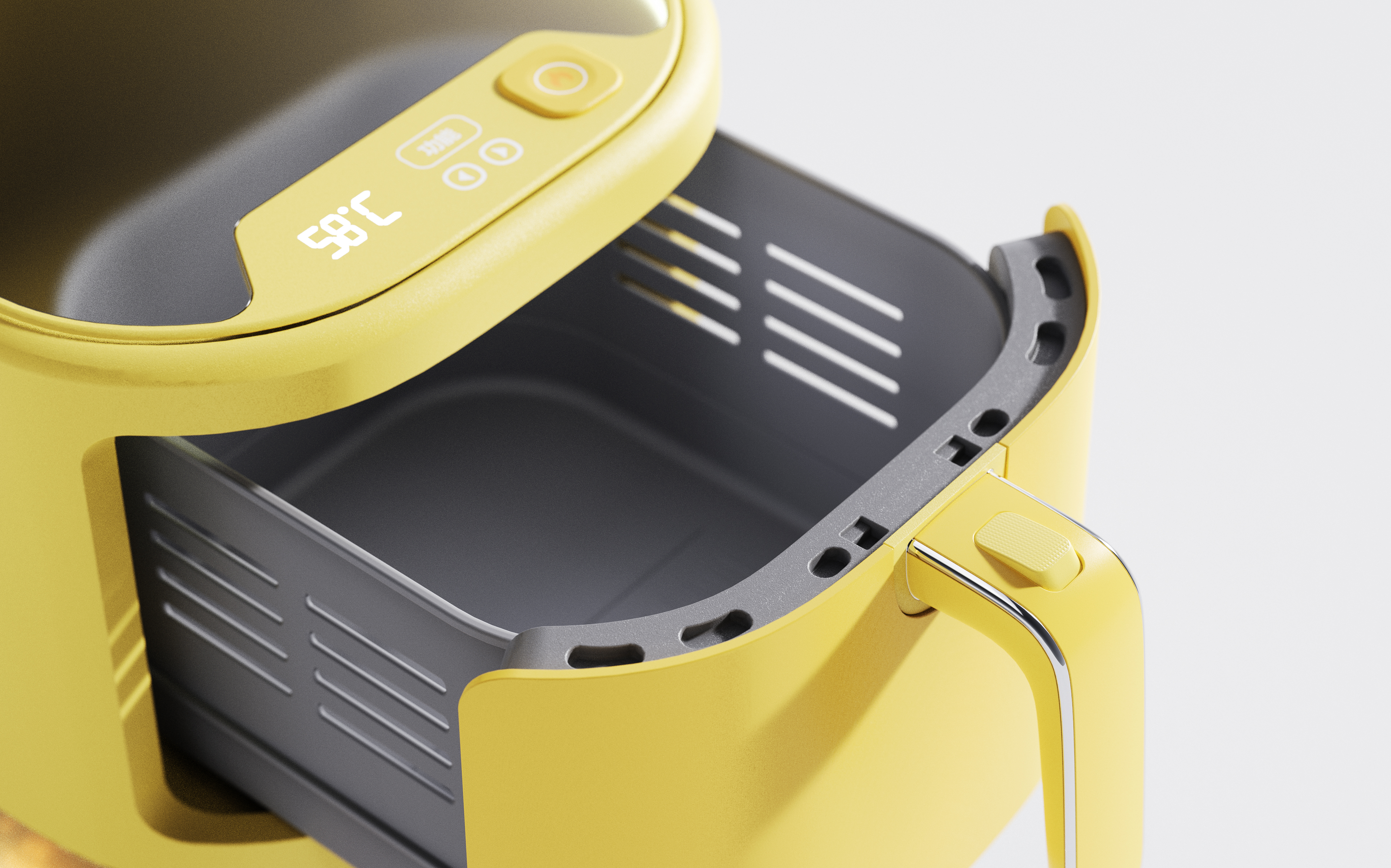 Household appliances，Air fryer，Young fashion，removable，Simple modeling，