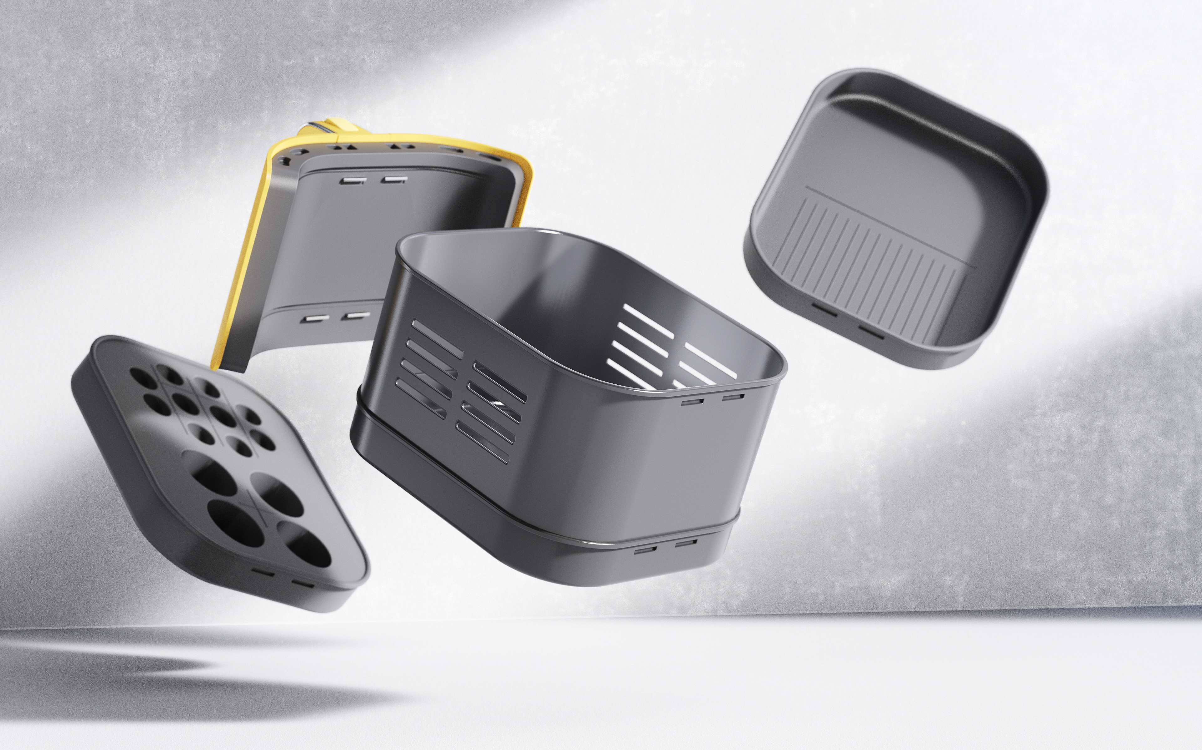 Household appliances，Air fryer，Young fashion，removable，Simple modeling，