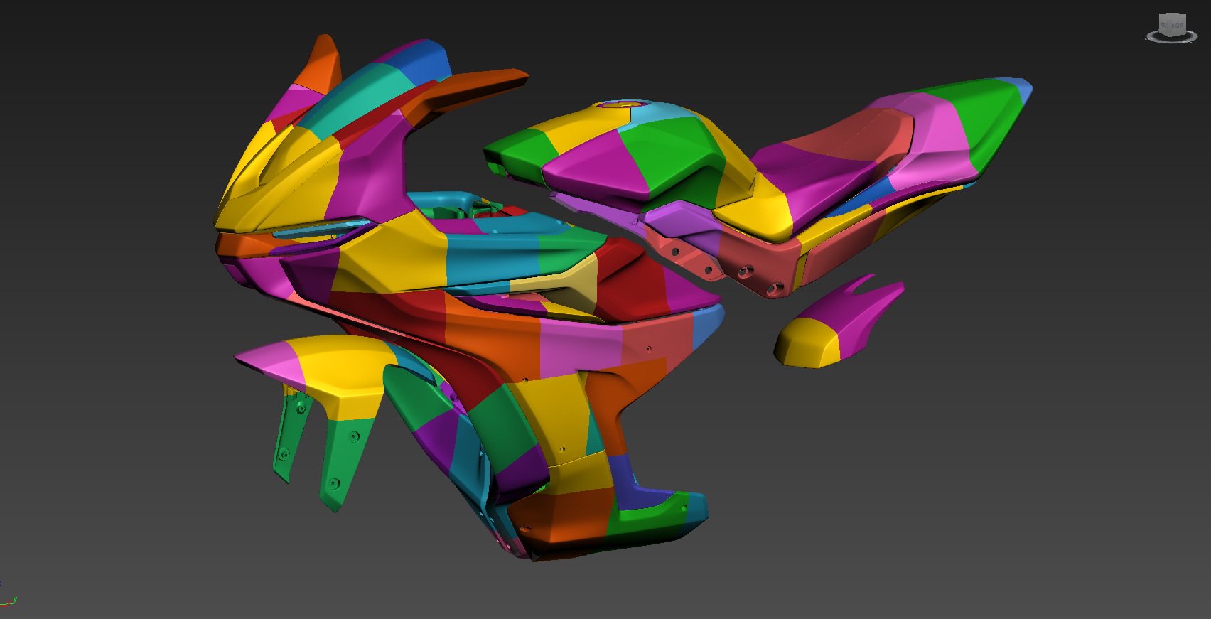 motorcycle，3D printing，Zortrax，assemble，