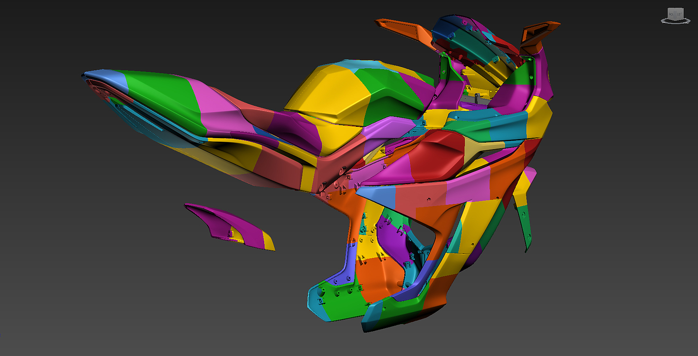 motorcycle，3D printing，Zortrax，assemble，