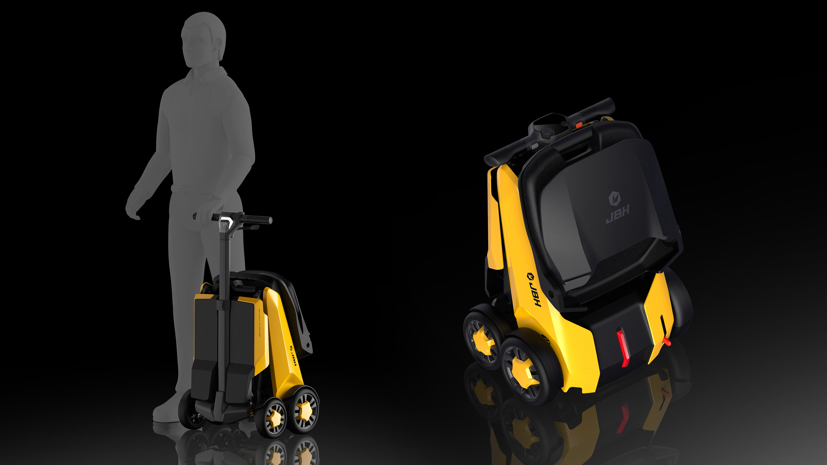 Scooter，aged，motion，fold，intelligence，