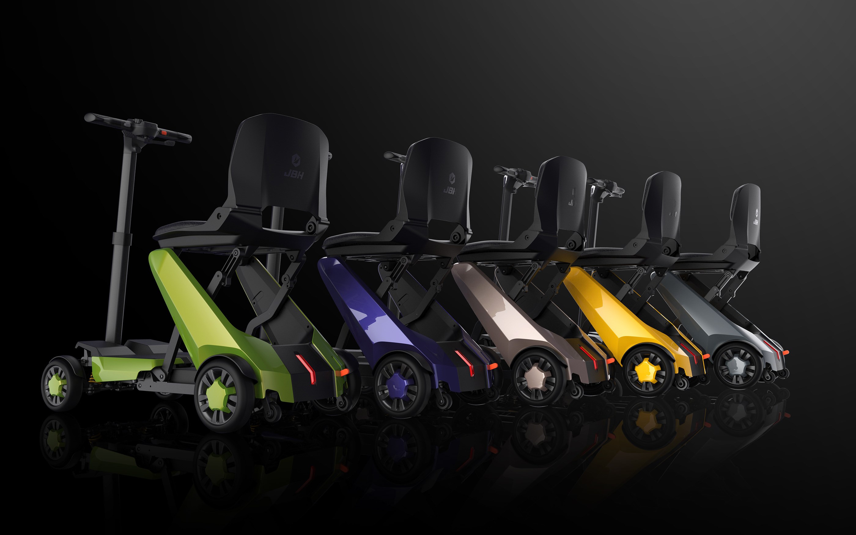 Scooter，aged，motion，fold，intelligence，