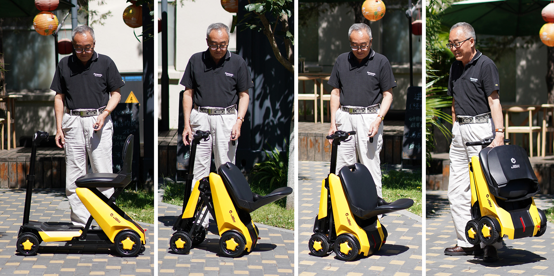 Scooter，aged，motion，fold，intelligence，