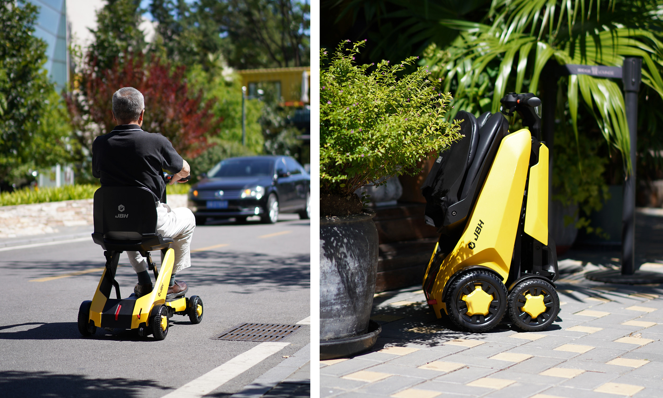 Scooter，aged，motion，fold，intelligence，