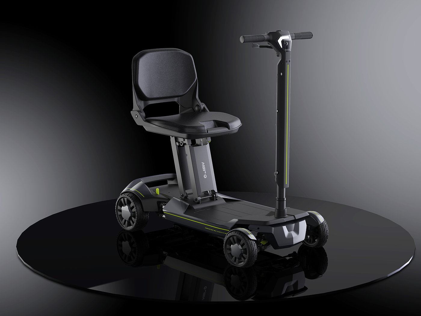 Scooter，aged，motion，fold，intelligence，
