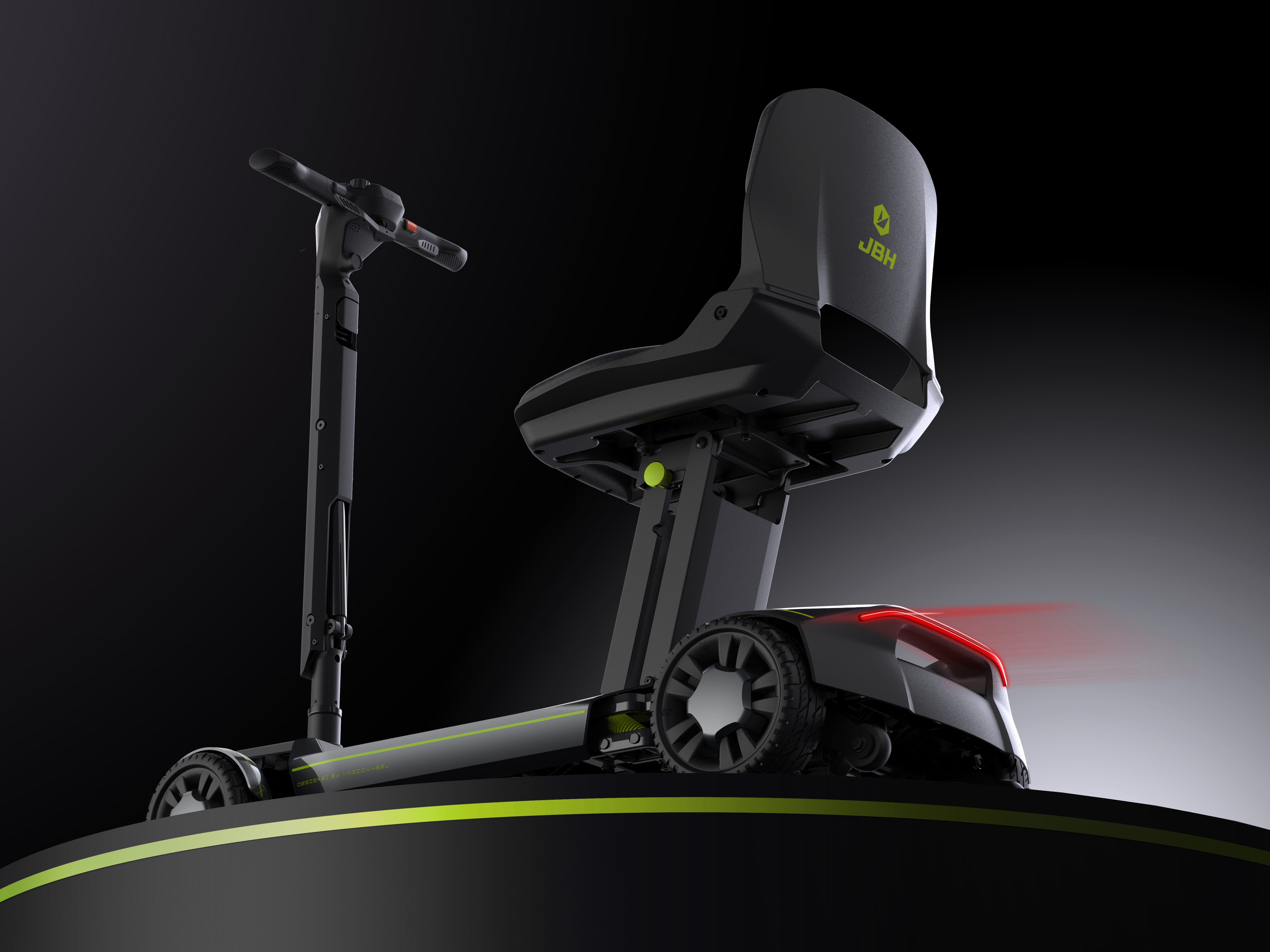 Scooter，aged，motion，fold，intelligence，