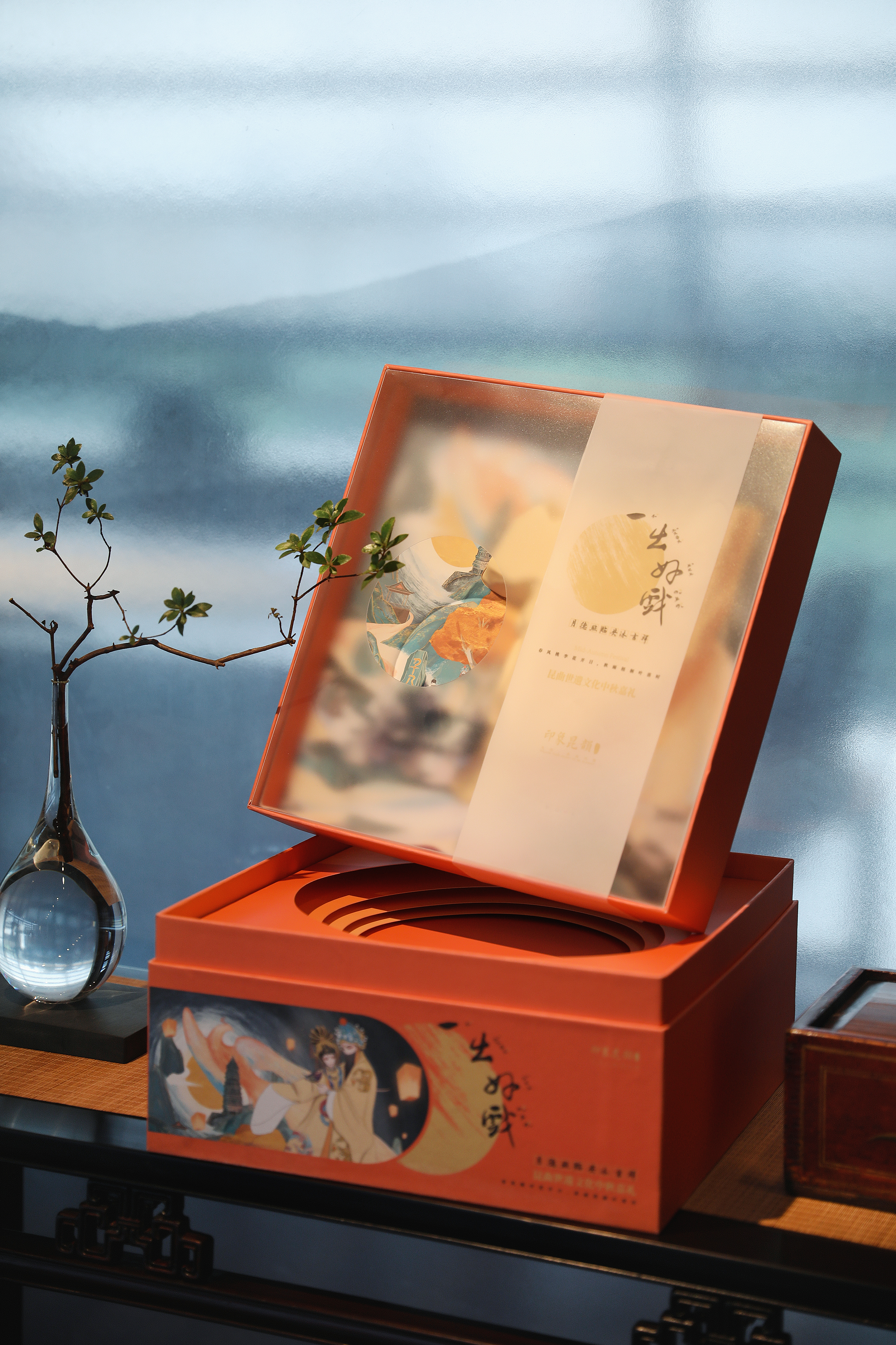 Brand design，packing design，Mid Autumn Festival gift box，Morgan Design，Cultural and creative products，traditional culture，