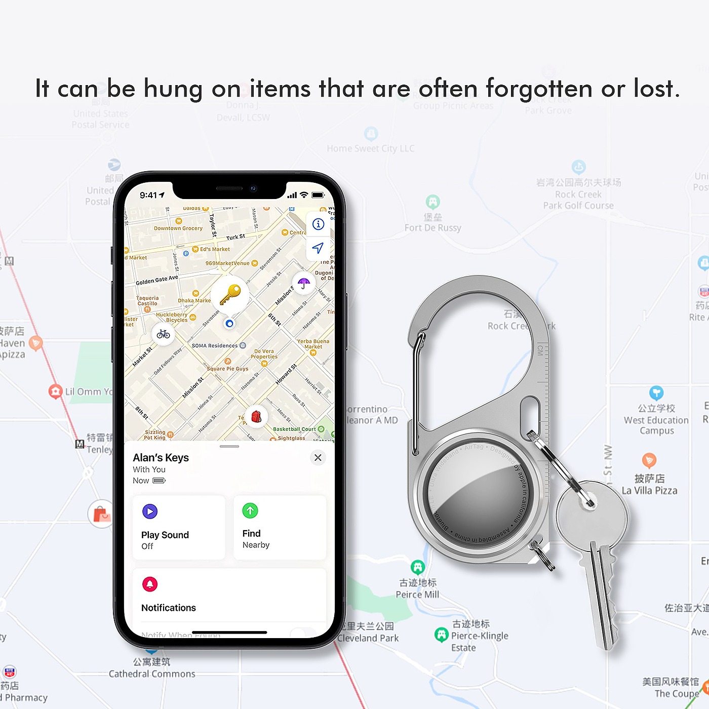 Apple，apple，Airtag Locator，aluminium alloy，kirsite，