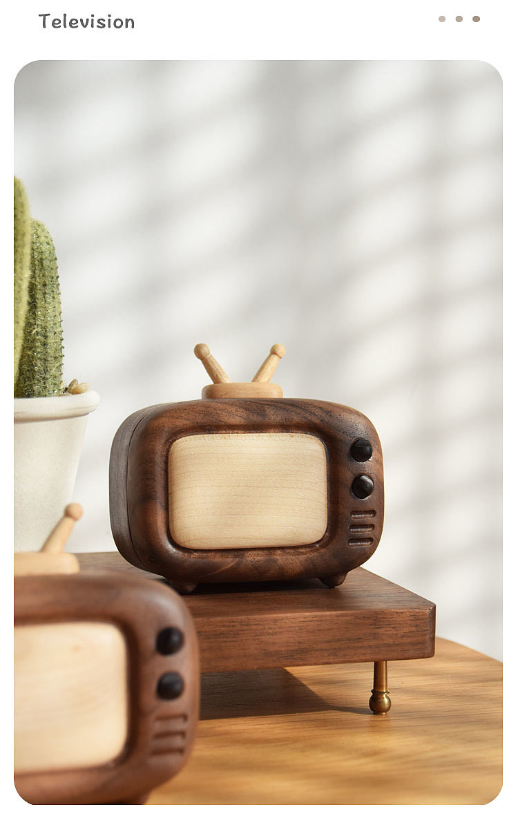 Original design，Retro Design ，Retro TV，solid wood，