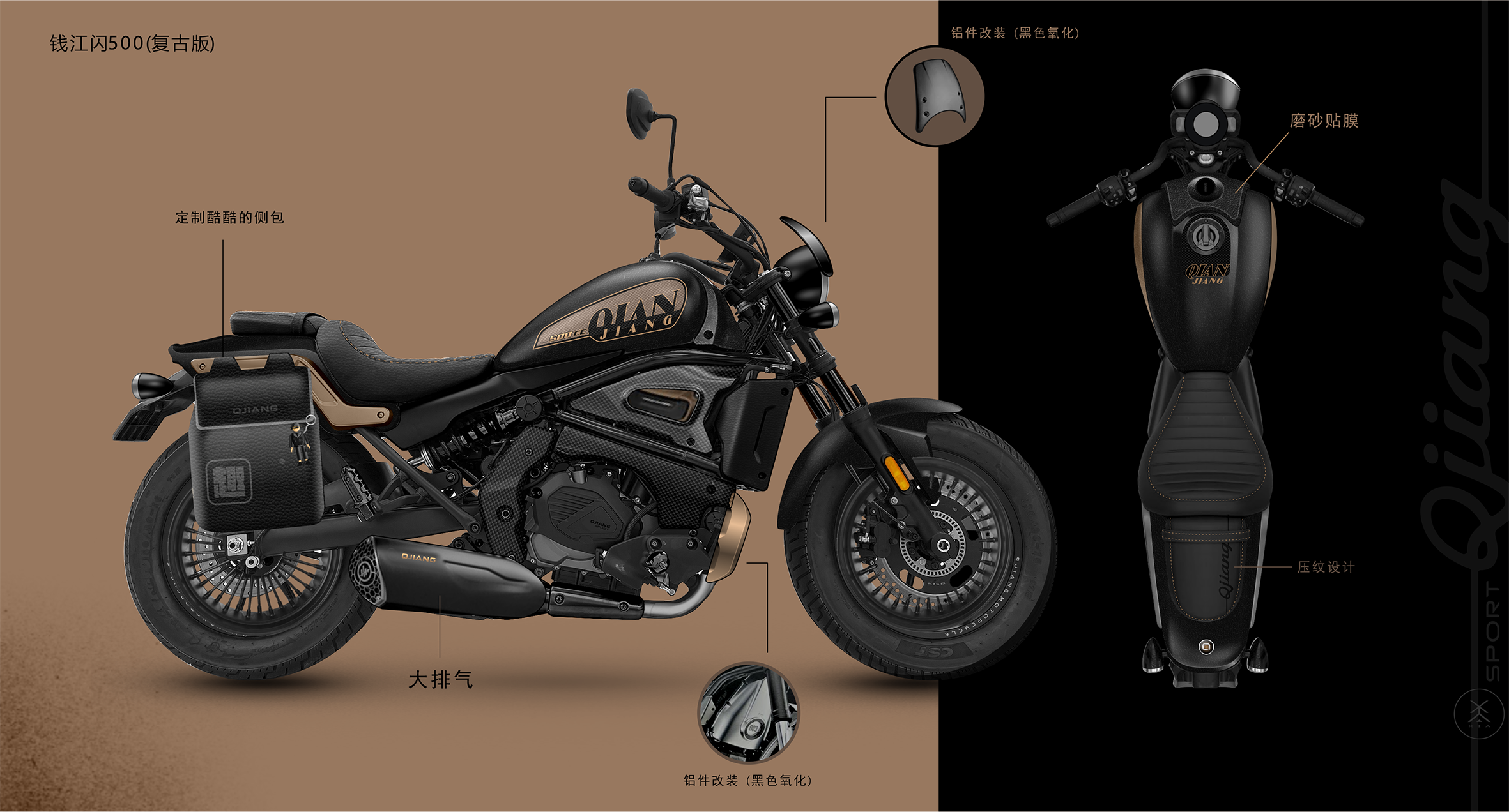 Motorcycle design，industrial design，Decal design，CMF design，Accessory design，Product packaging planning，