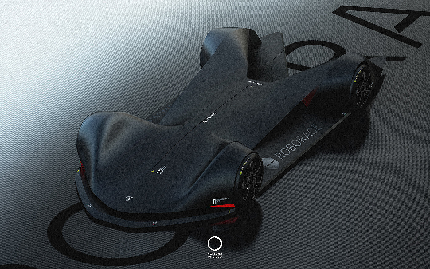 Lamborghini，Roborace，conceptual design，vehicle，